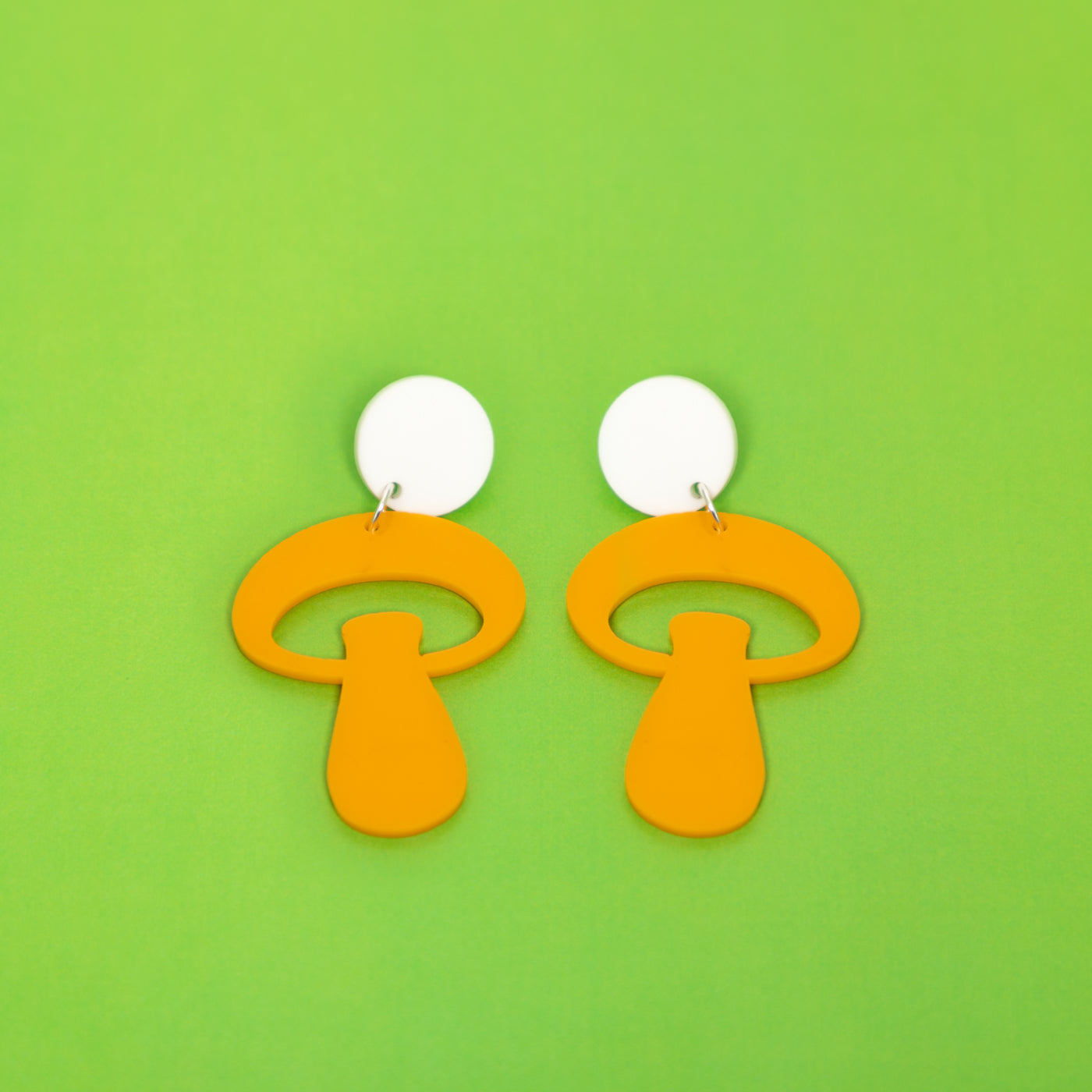 The Alice Mushroom Stud Earrings,EarringMindFlowers