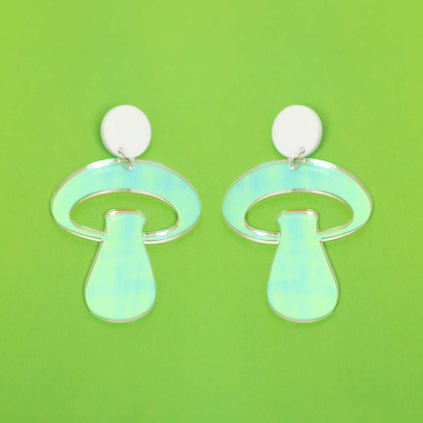 The Alice Mushroom Stud Earrings,EarringMindFlowers