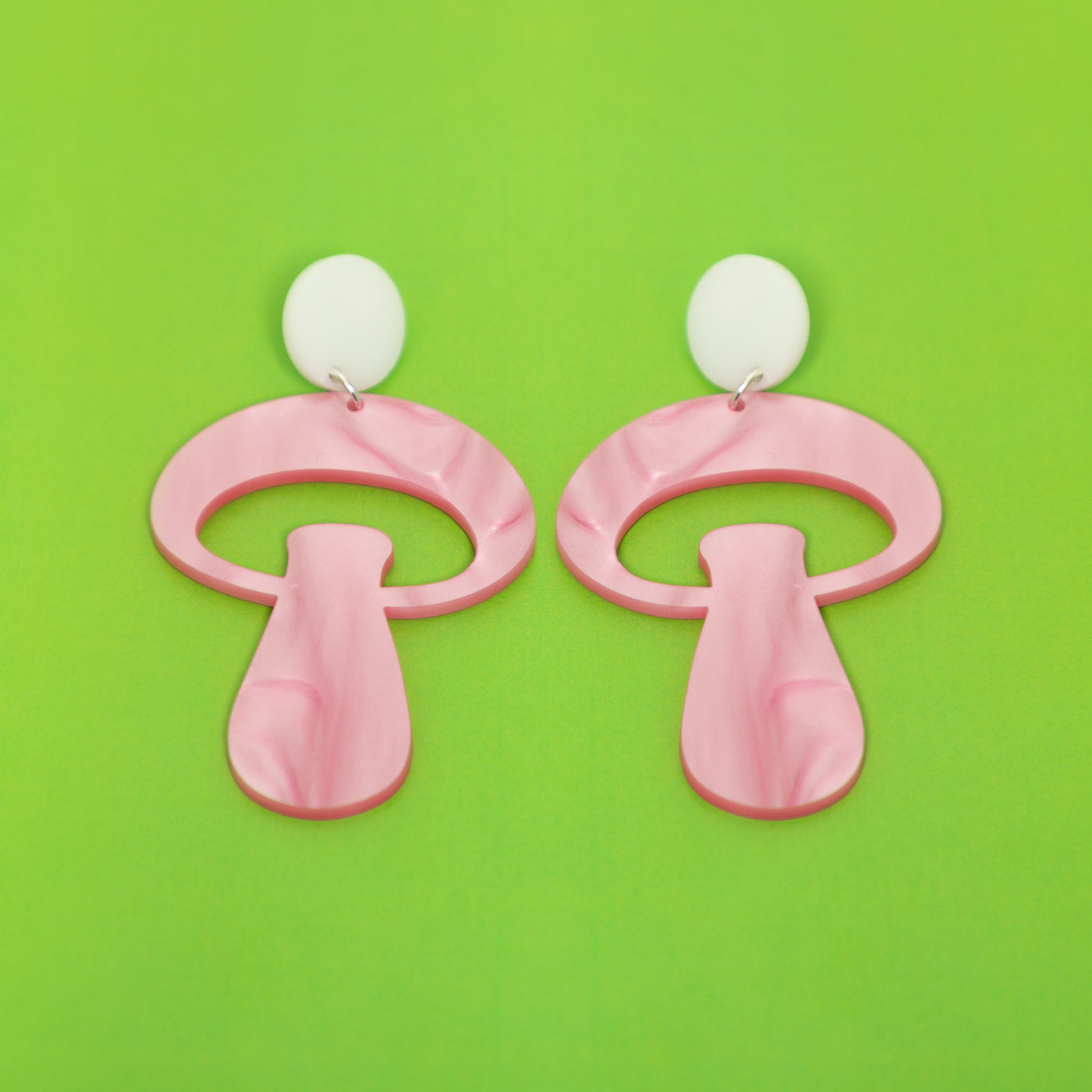 The Alice Mushroom Stud Earrings,EarringMindFlowers