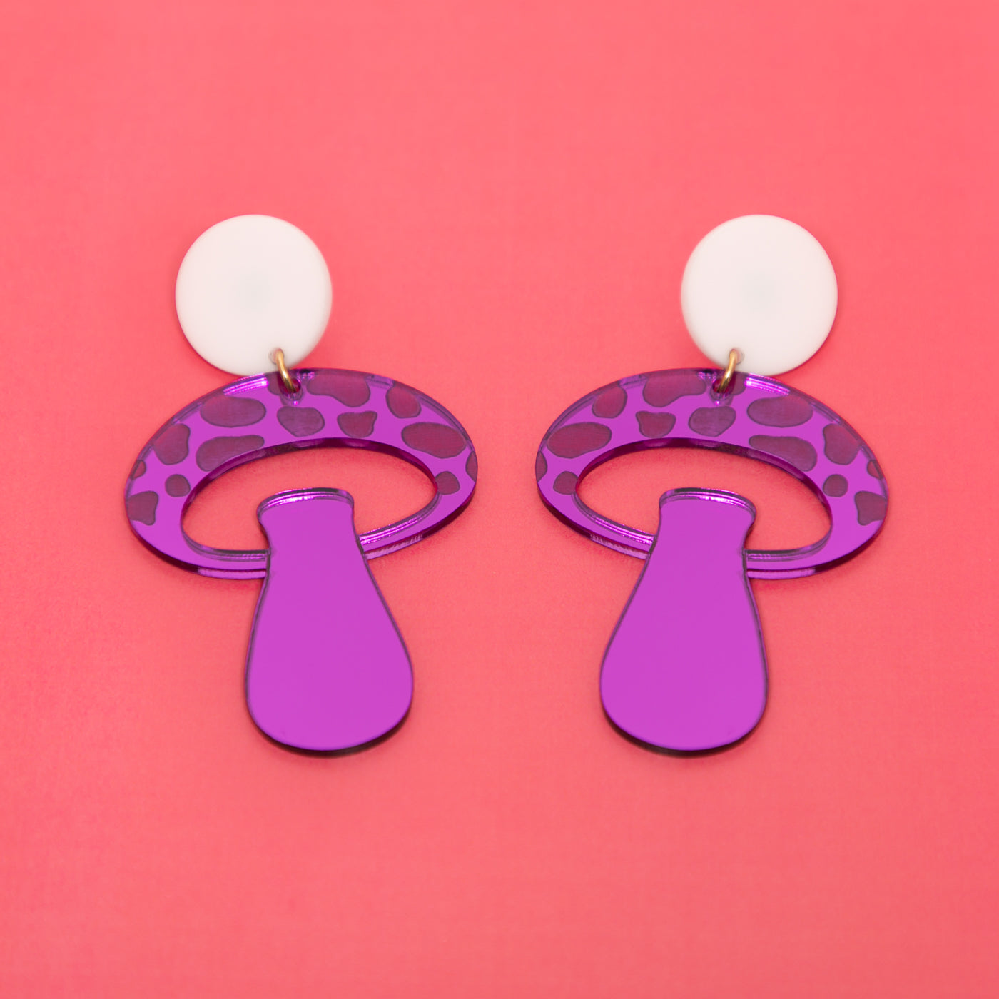 The Mooshroom Stud Earrings,EarringMindFlowers