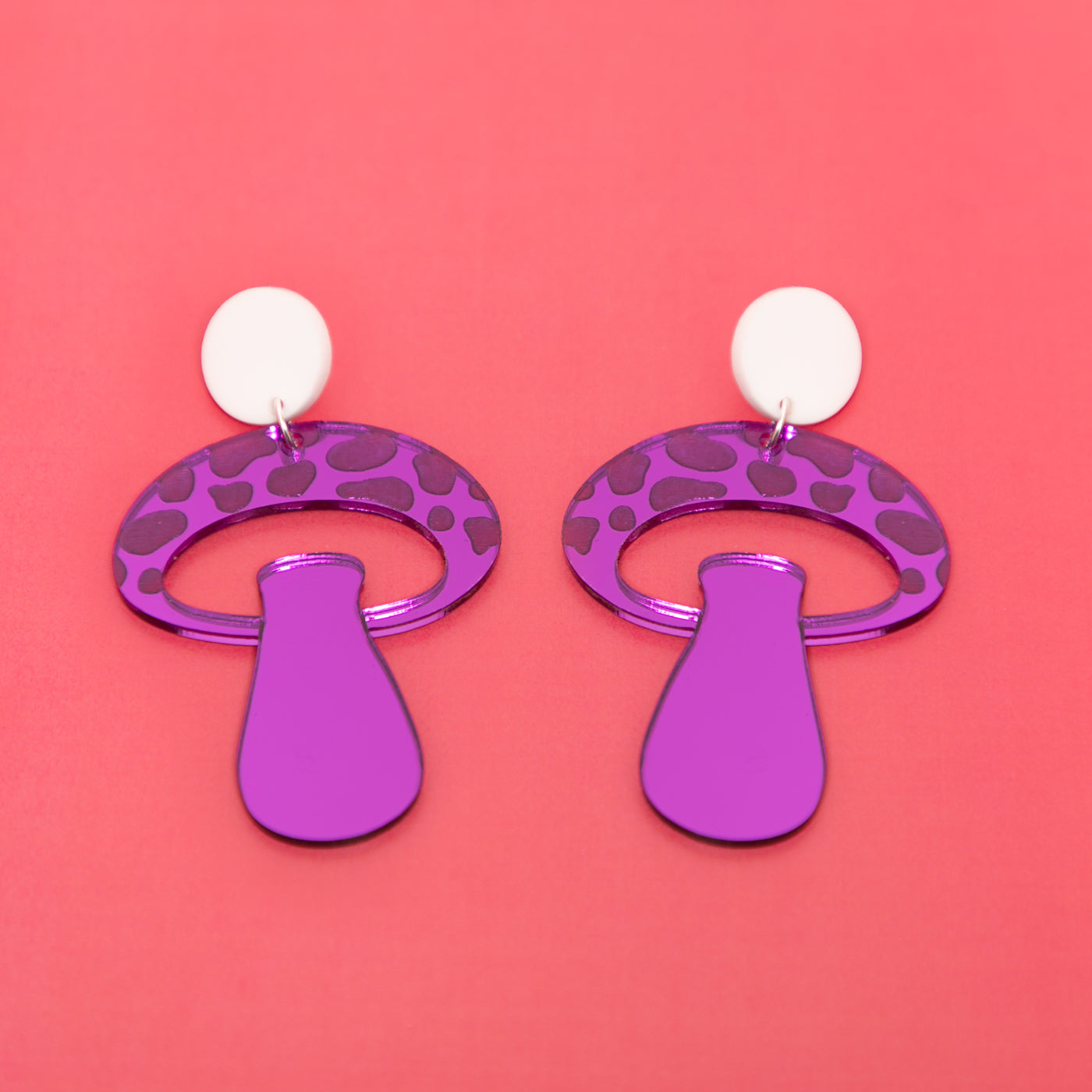 The Mooshroom Stud Earrings,EarringMindFlowers