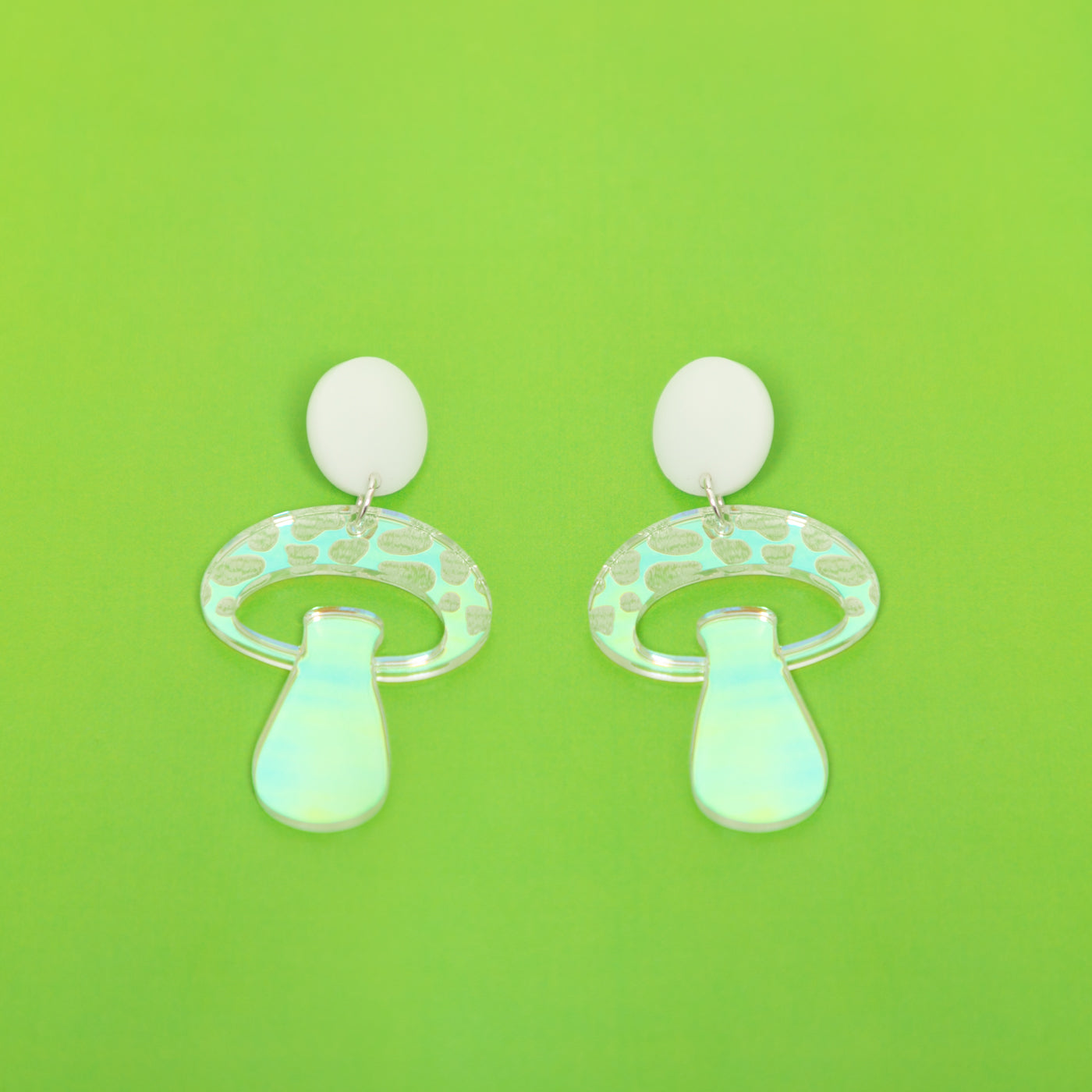 The Mooshroom Stud Earrings,EarringMindFlowers