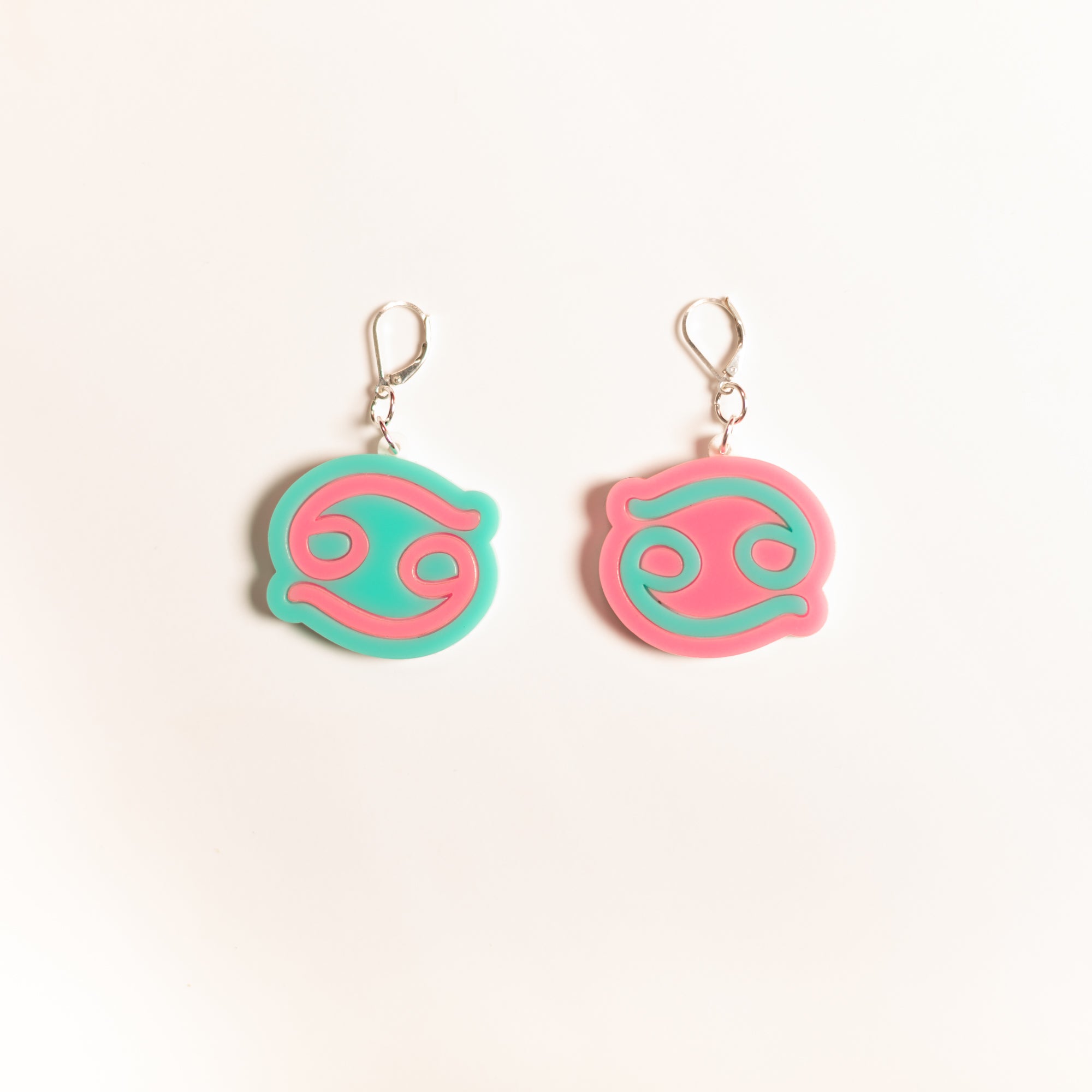 The Cancer Sign Dangle Earrings,EarringMindFlowers