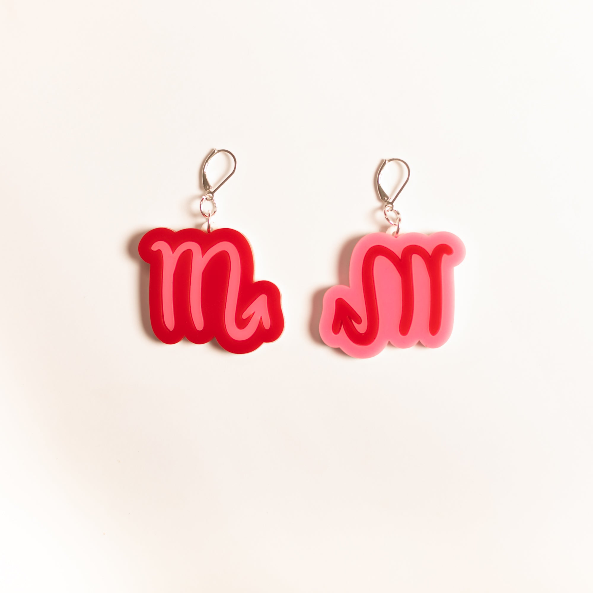The Scorpio Sign Dangle Earrings,EarringMindFlowers