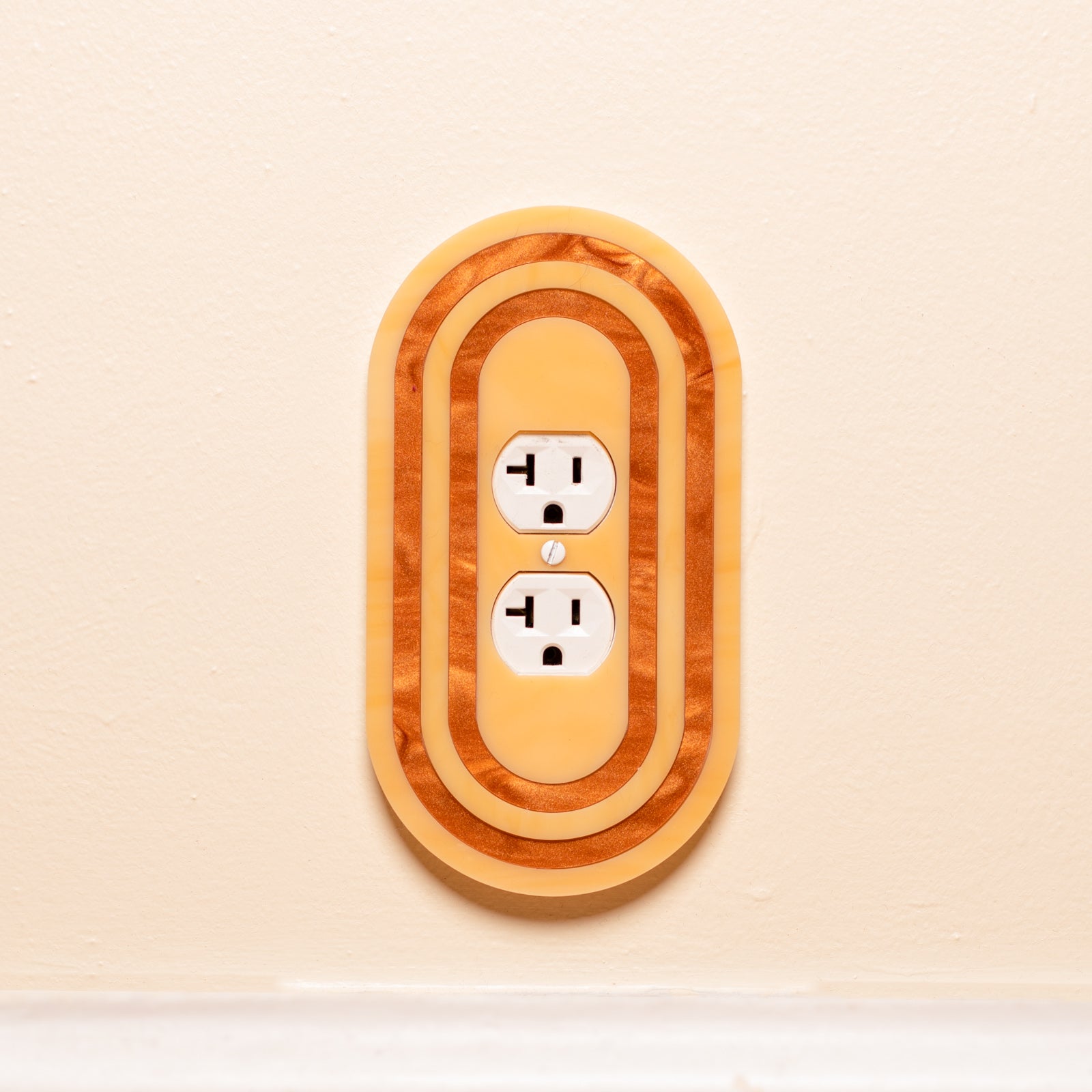 Layered Portal Outlet Cover