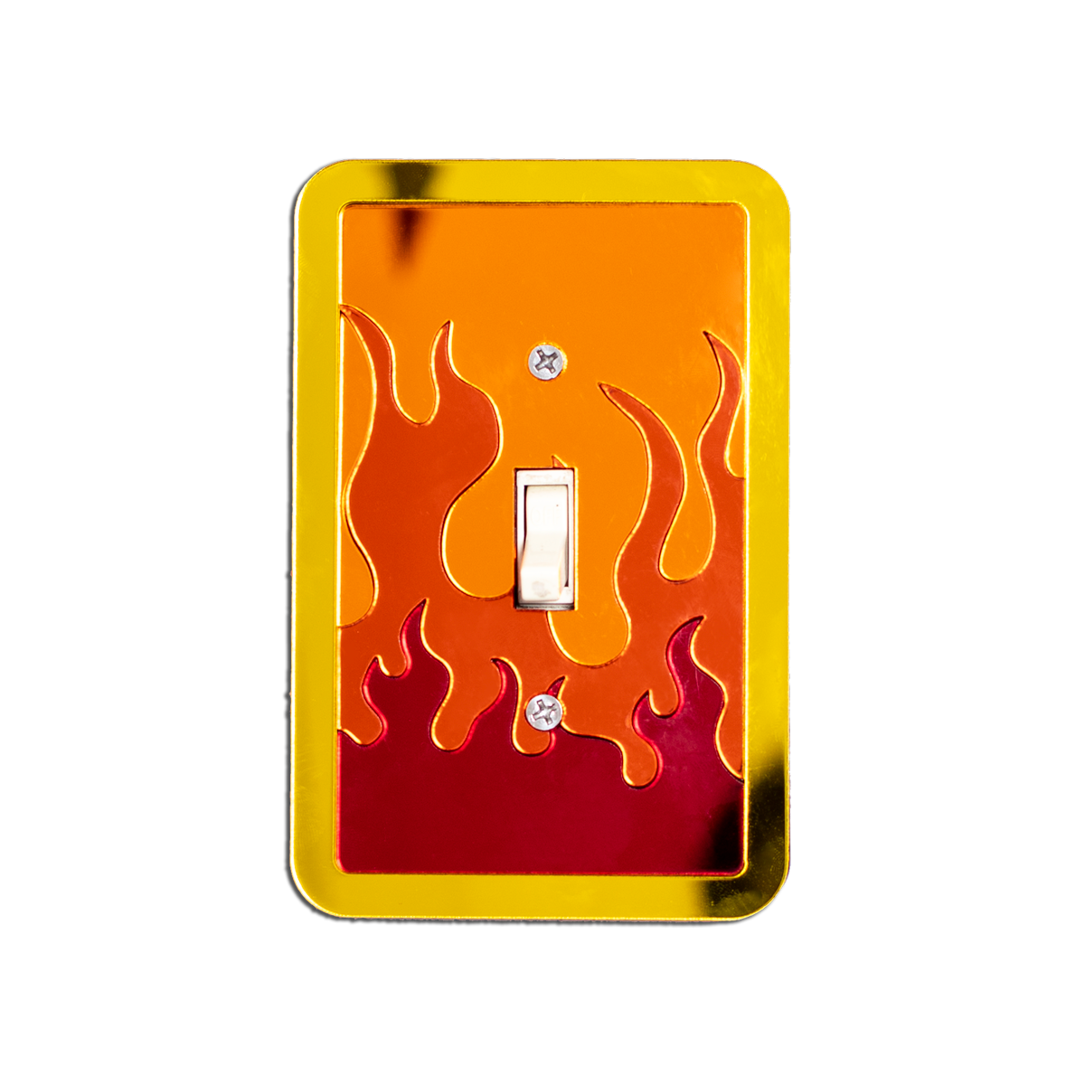 Flaming Light Switch Cover