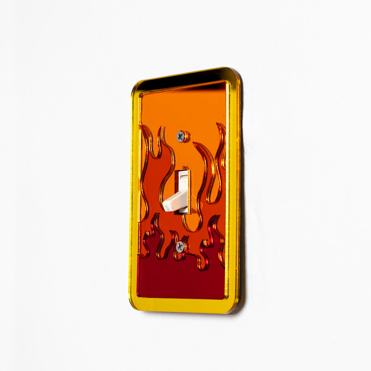 Flaming Light Switch Cover