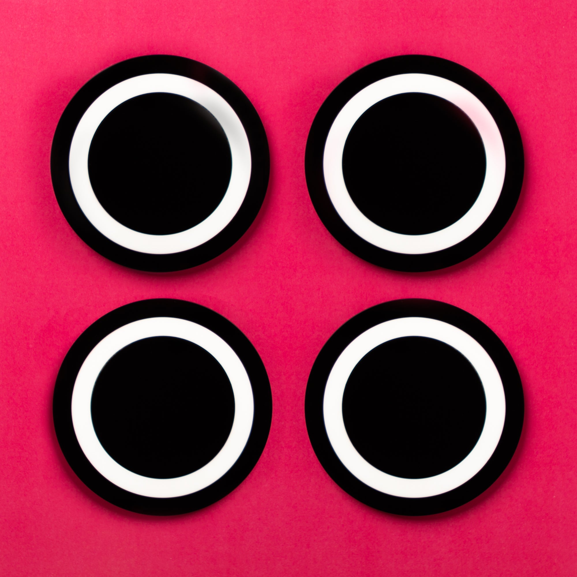 Radiating Circle Coasters