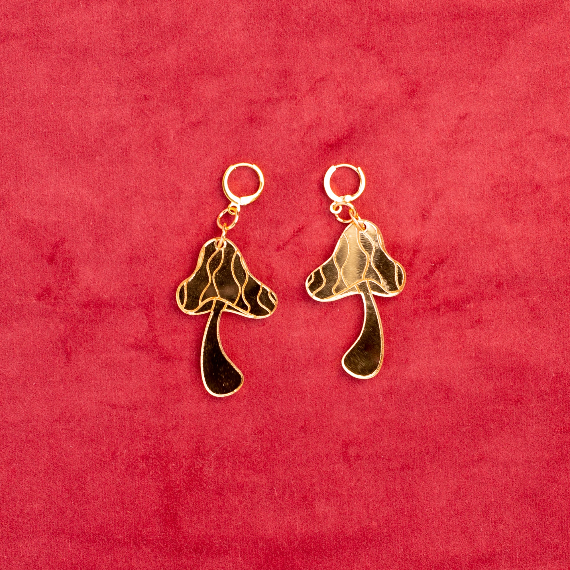 The Groovy Mushroom Dangle Earrings