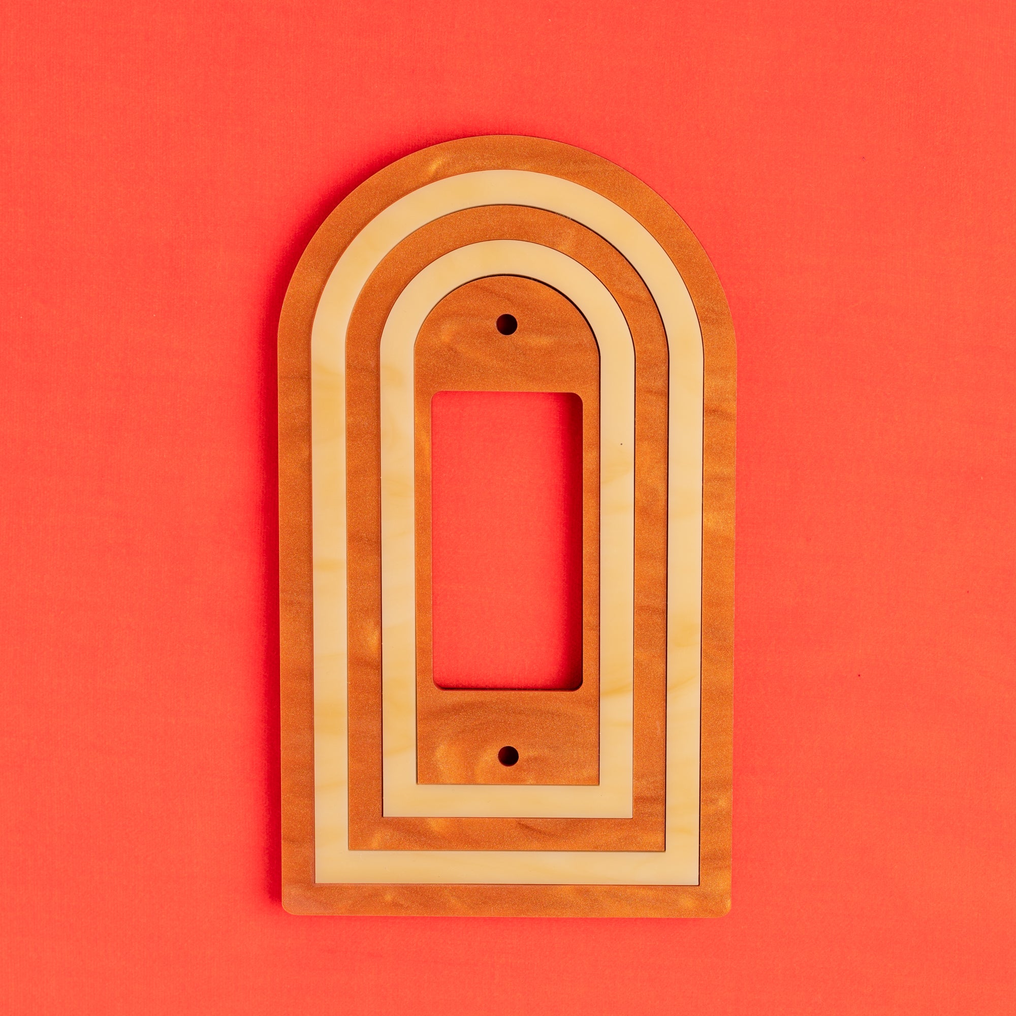 Layered Archway Light Switch Cover