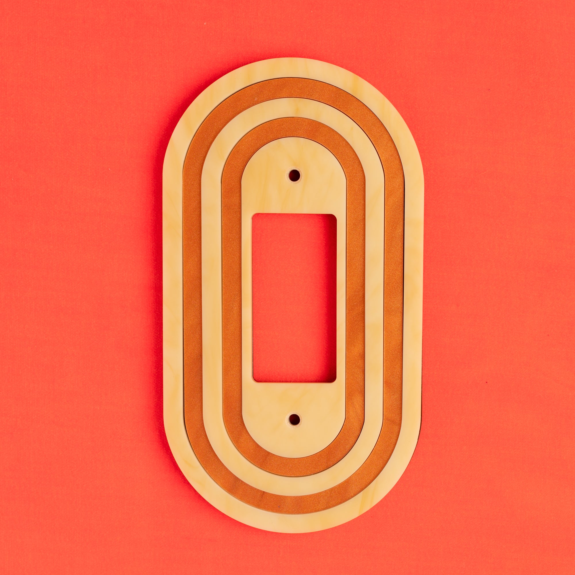 Layered Portal Light Switch Cover