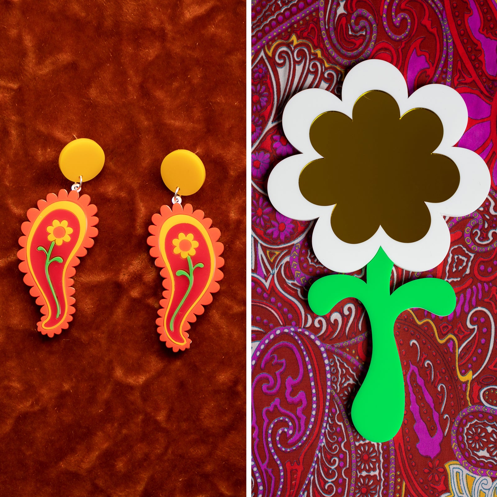 Mirror & Earring Bundle