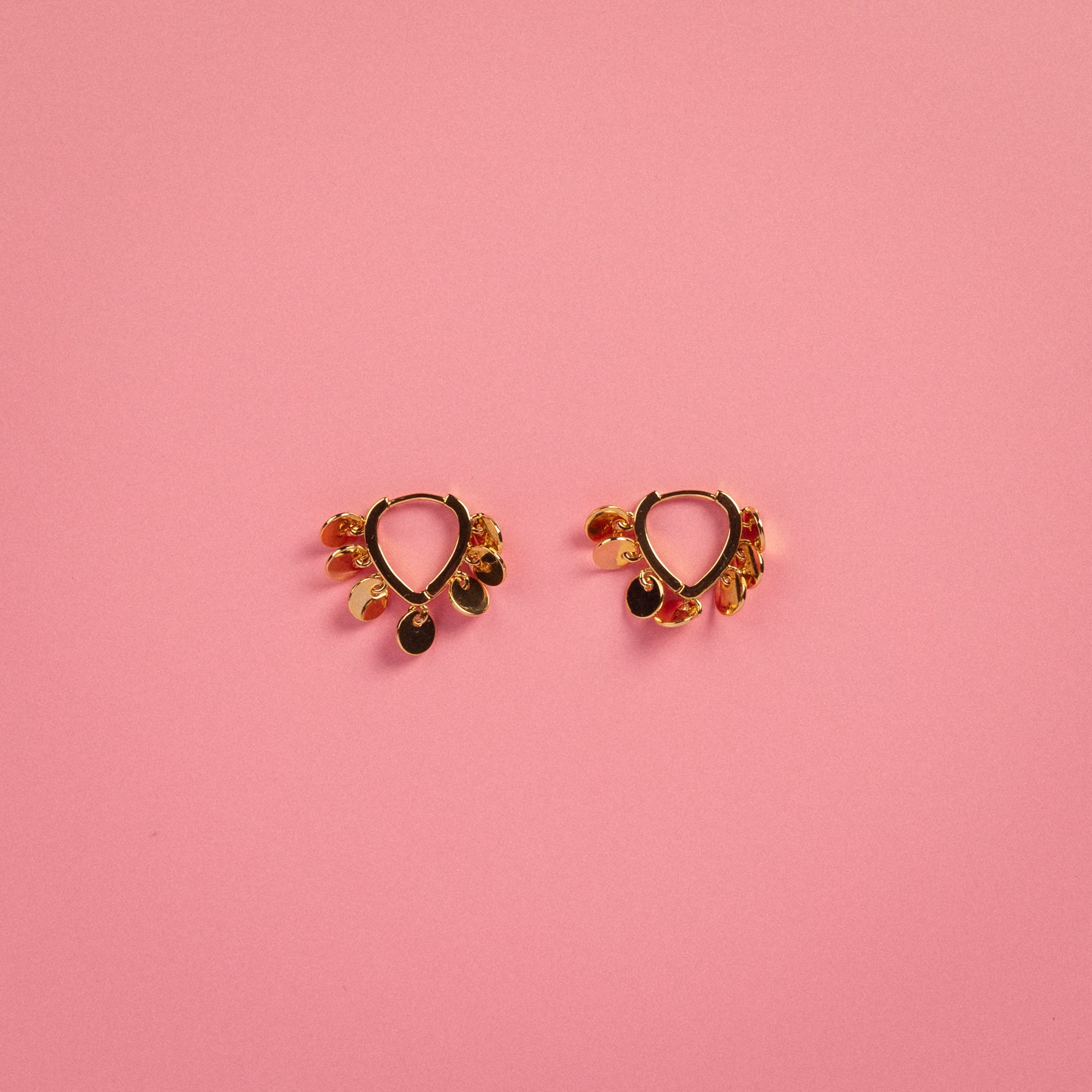 Huggie Tassel Hoop Earrings