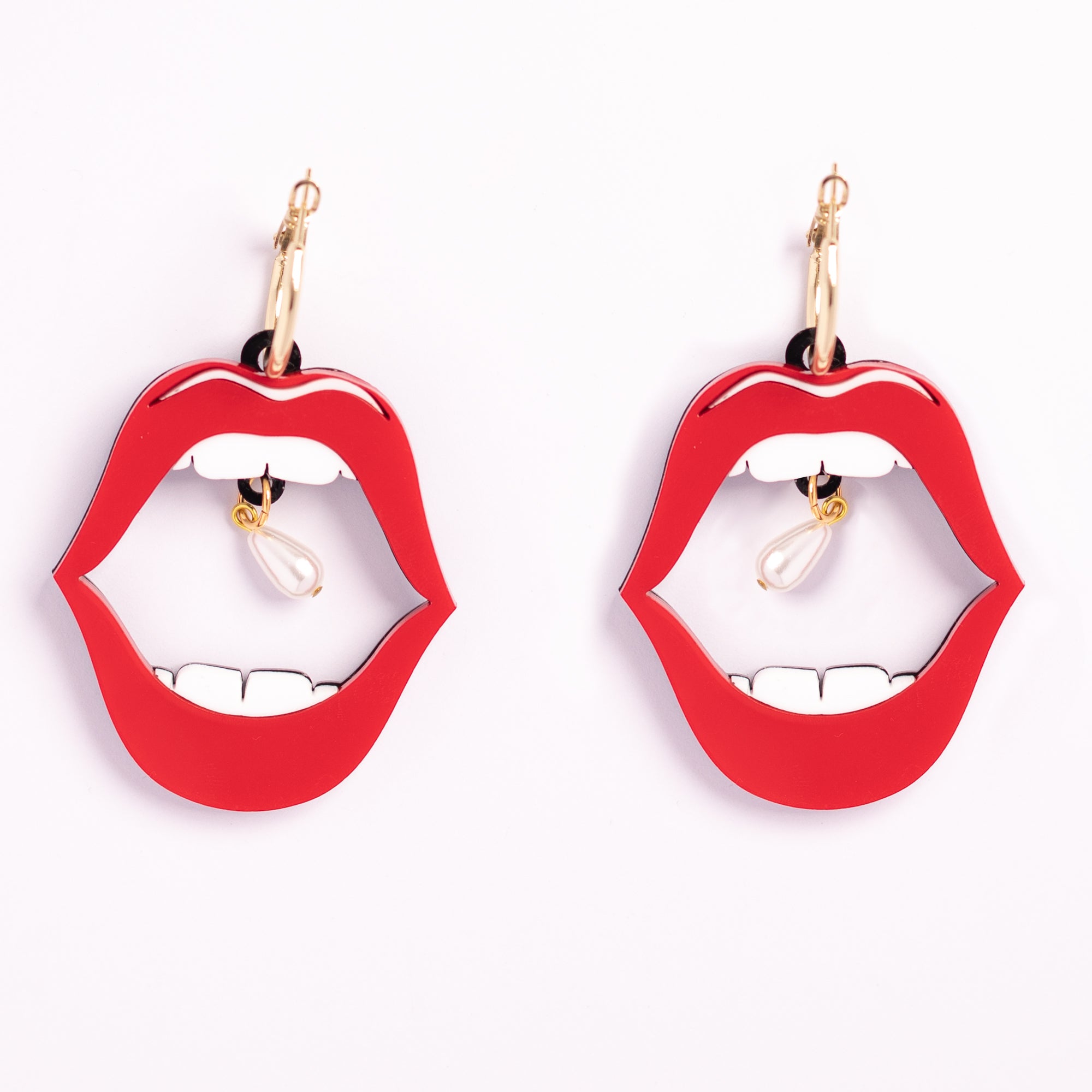 Mouthy Hoop Earrings