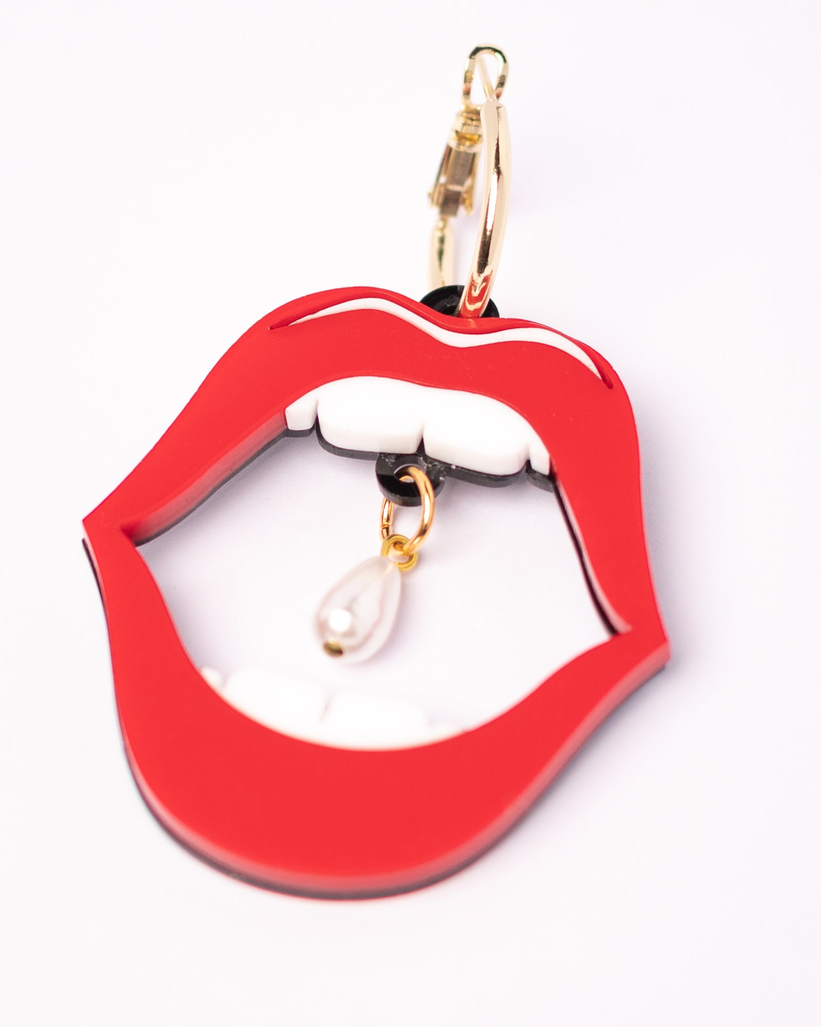 Mouthy Hoop Earrings