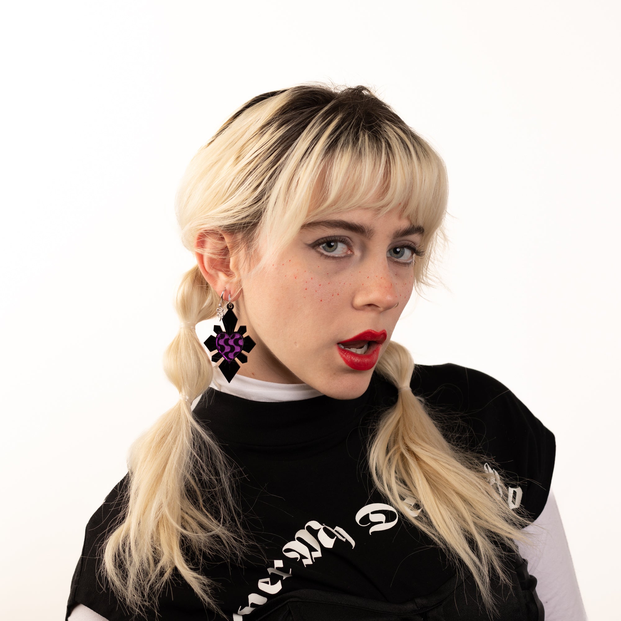 Sacred Love Hoop Earrings