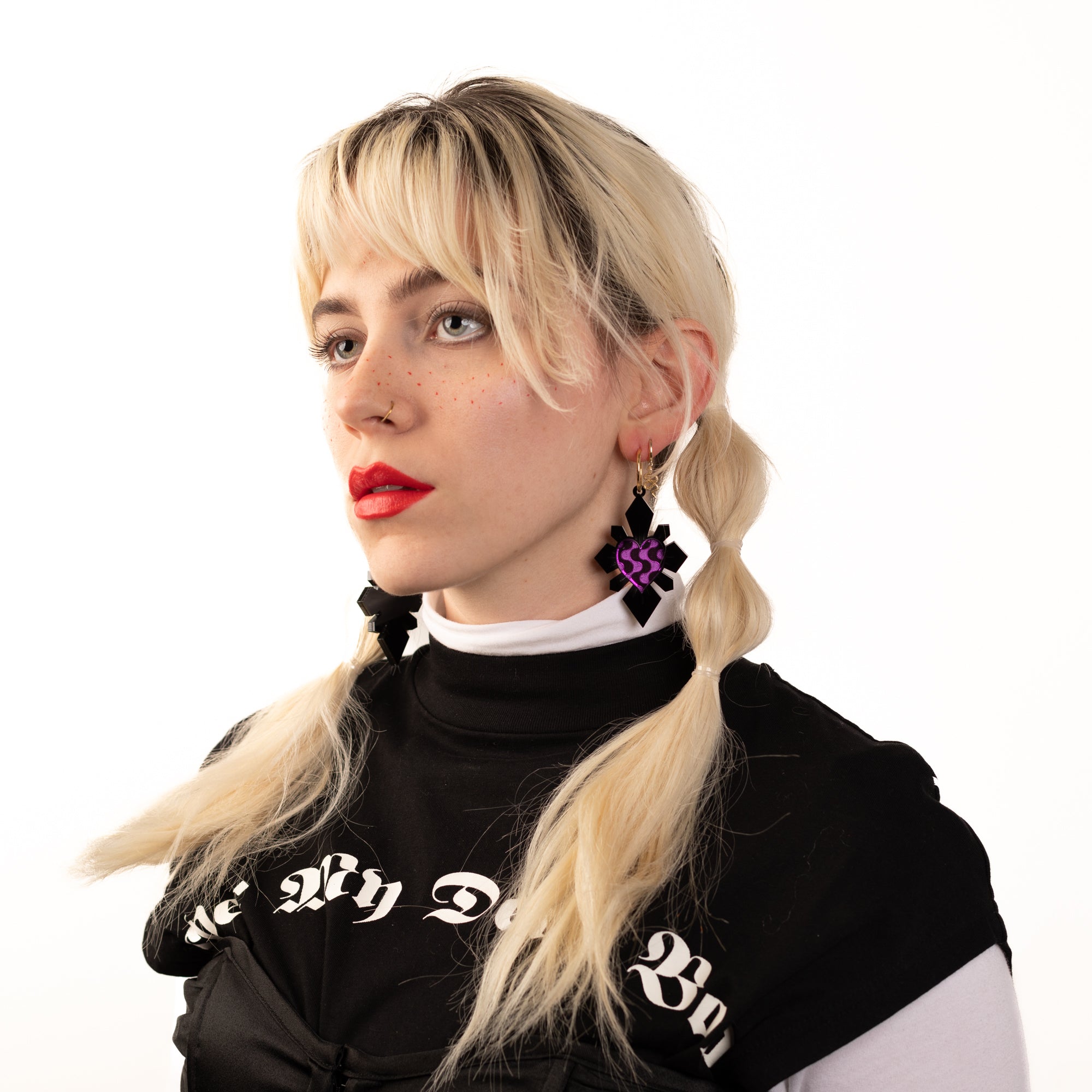 Sacred Love Hoop Earrings