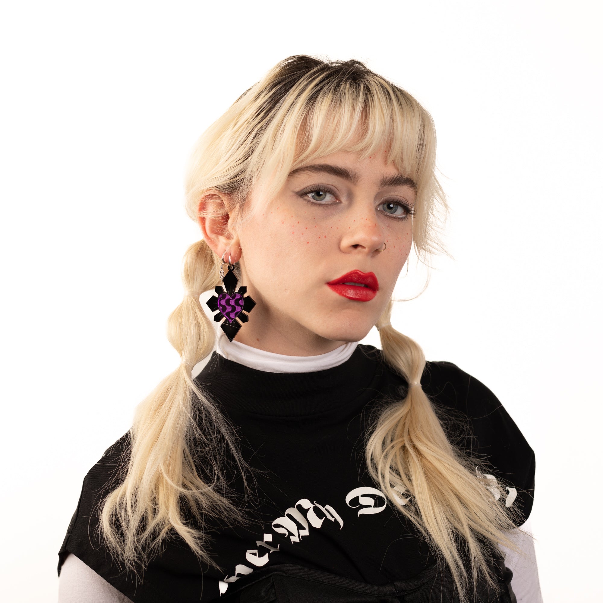 Sacred Love Hoop Earrings