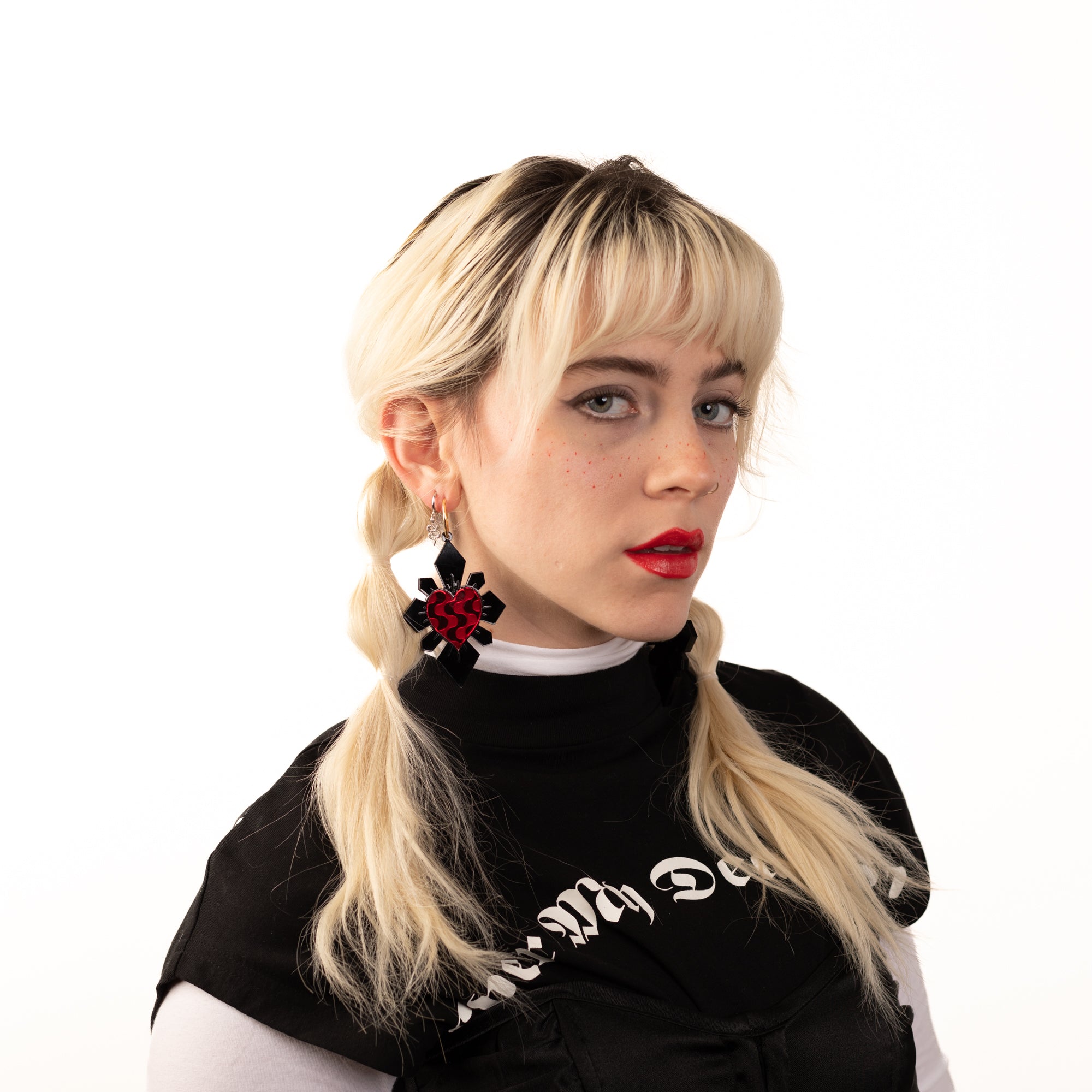 Sacred Love Hoop Earrings