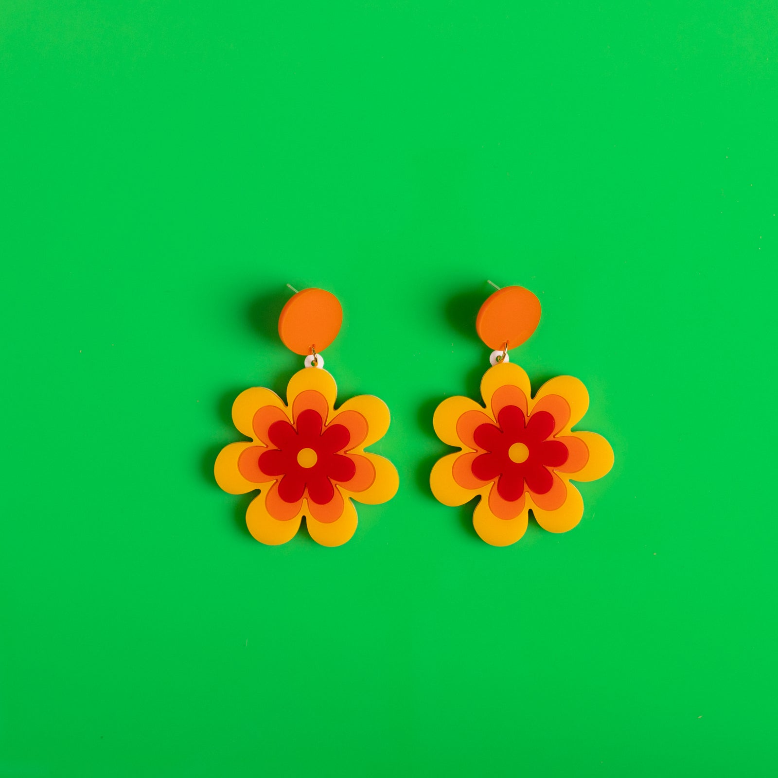 The Candy Daisy Hanging Stud Earrings