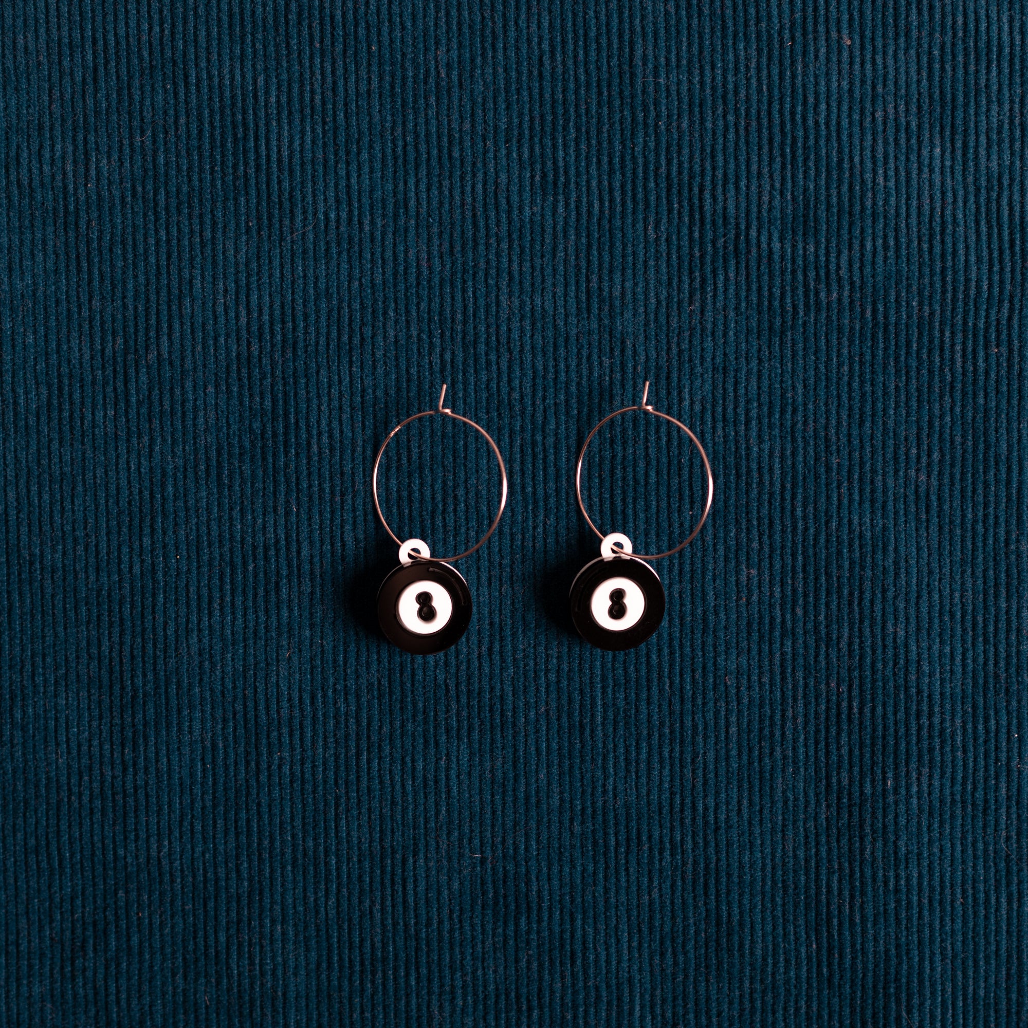 The Magic Baby 8-Ball Hoop Earring