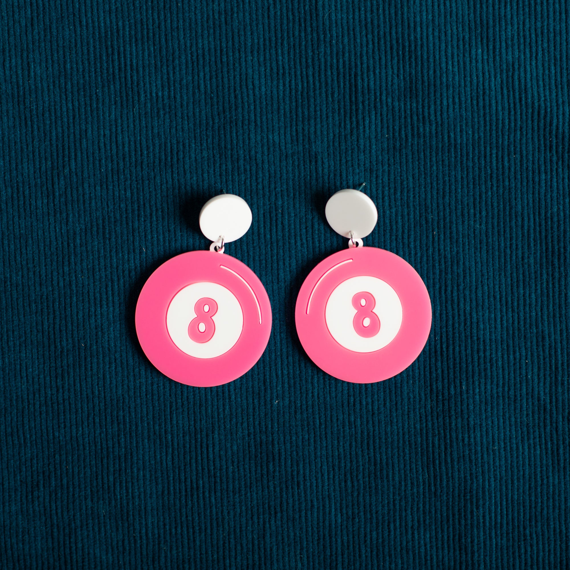The Magic 8-Ball Hanging Stud Earring