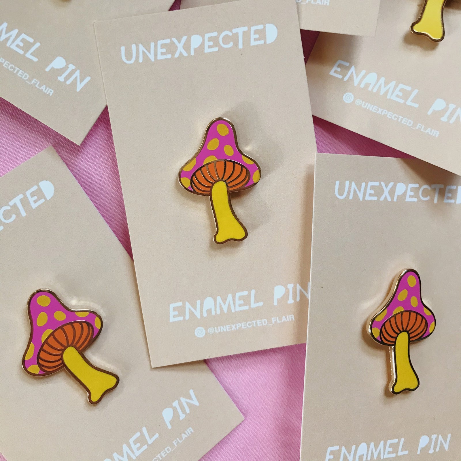 Mushroom Enamel Pin