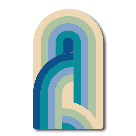 Retro Archway Wall Art
