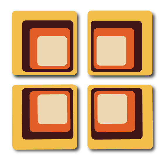 Squared Coaster Pack