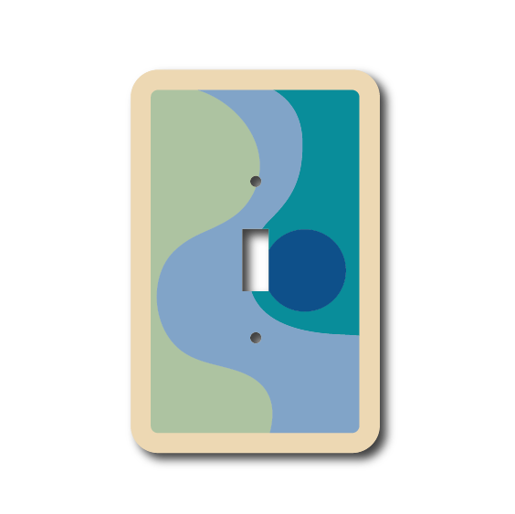 The Wave Light Switch Cover