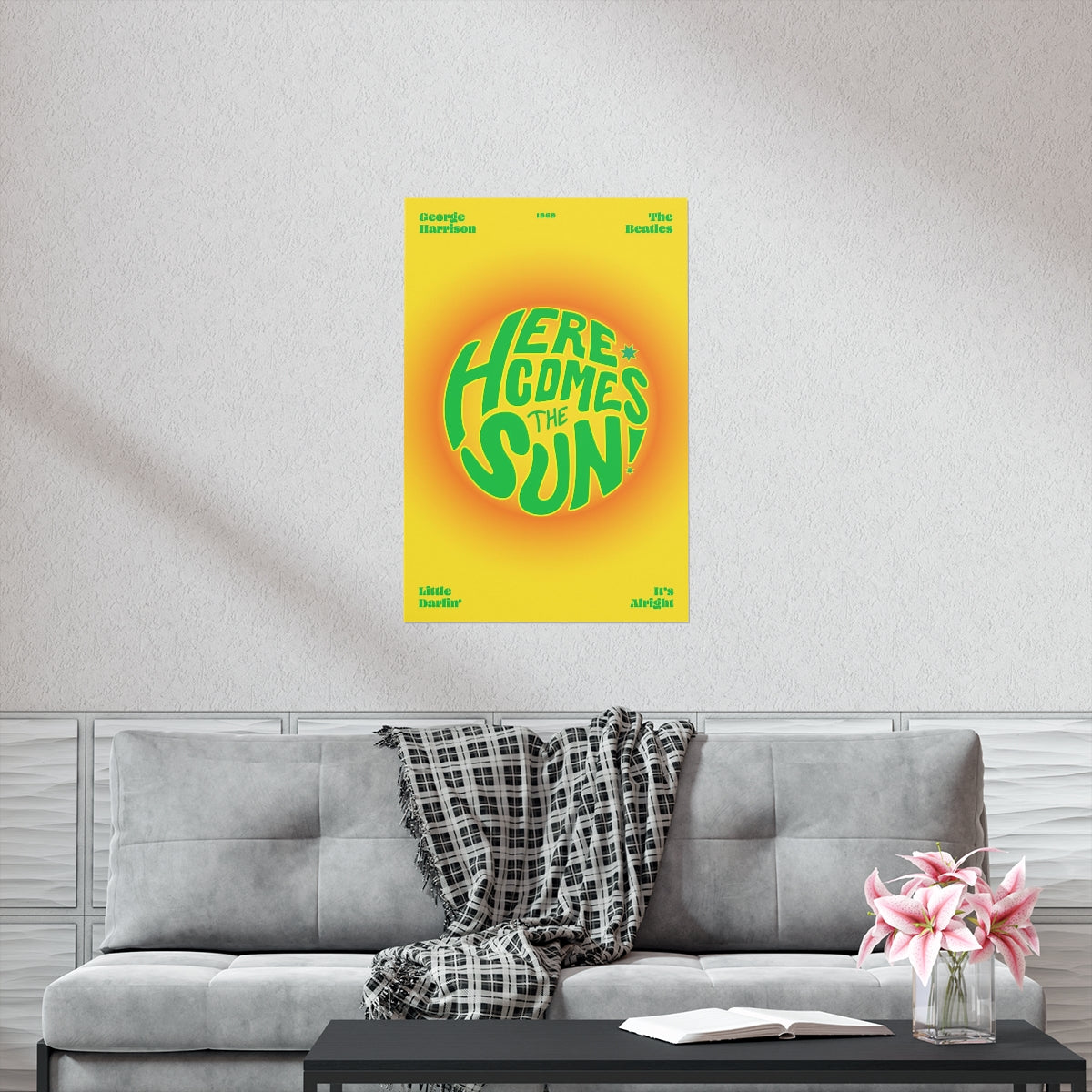 Here Comes The Sun Wall Art Print