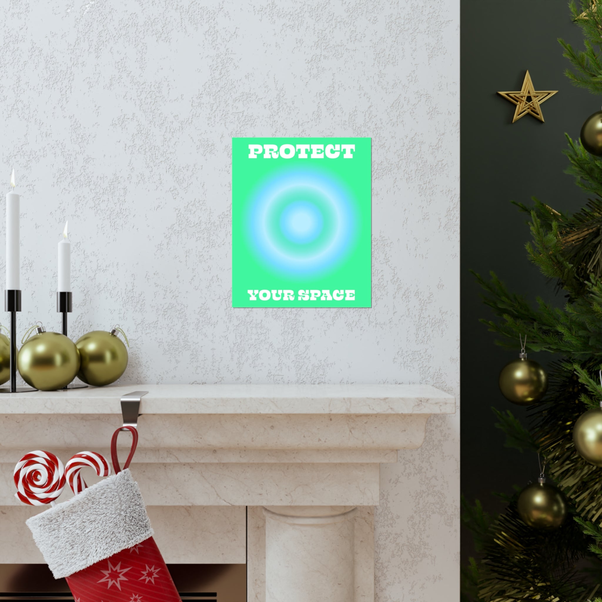 Protect Aura Wall Art Print