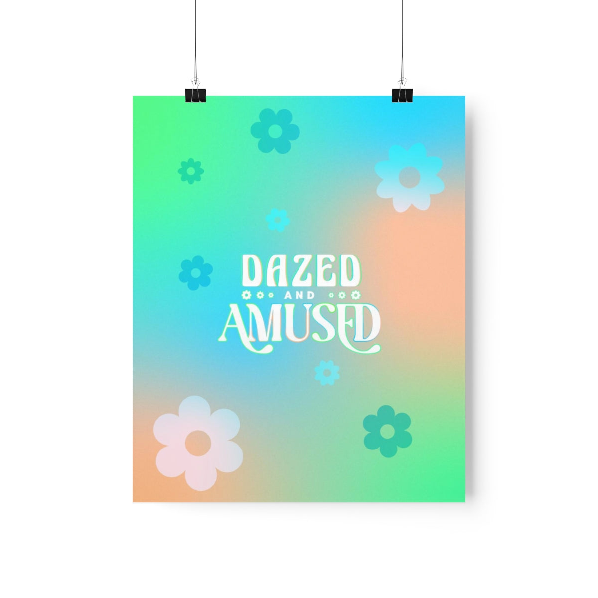 Dazed & Amused Wall Art Print