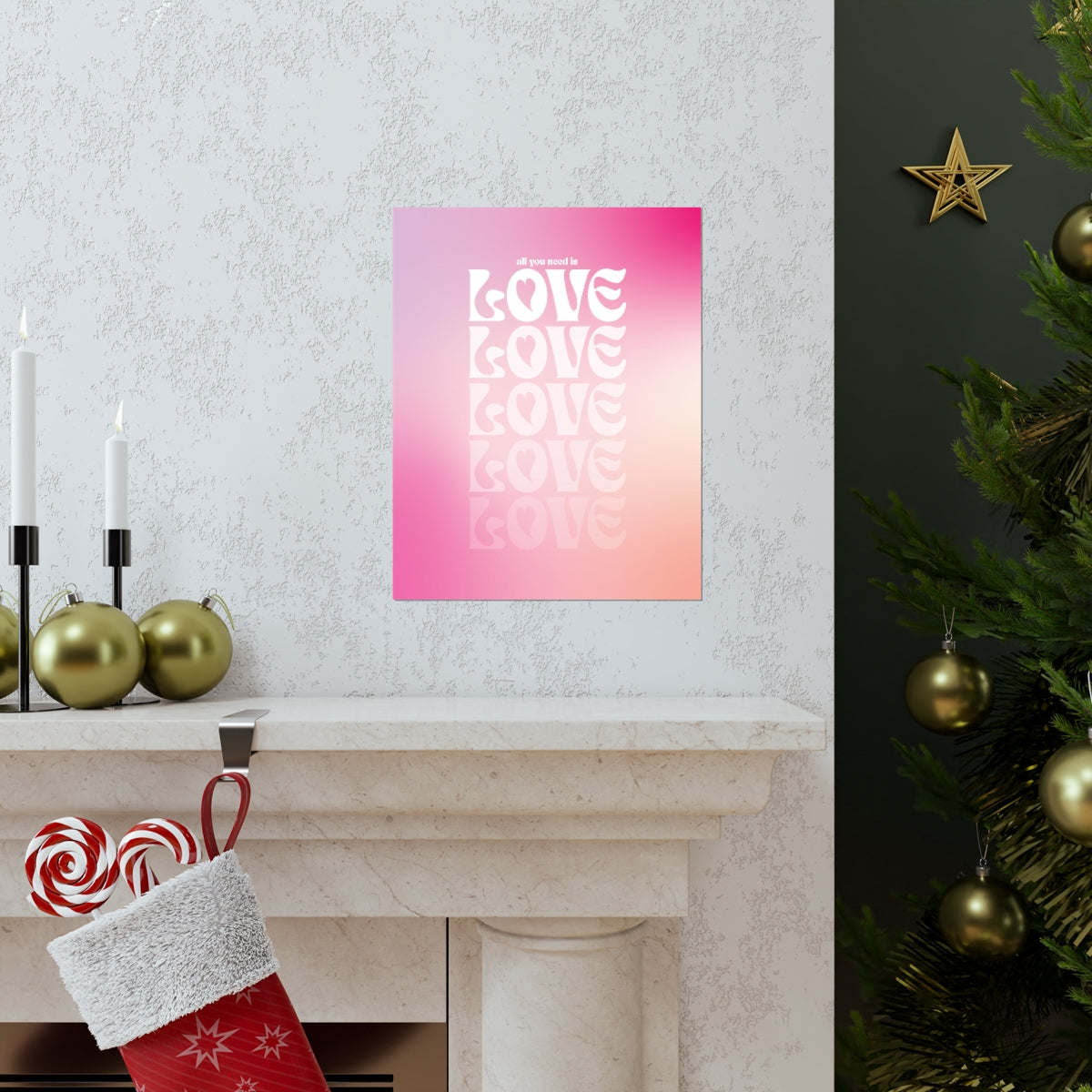All You Need Is Love Wall Art Print