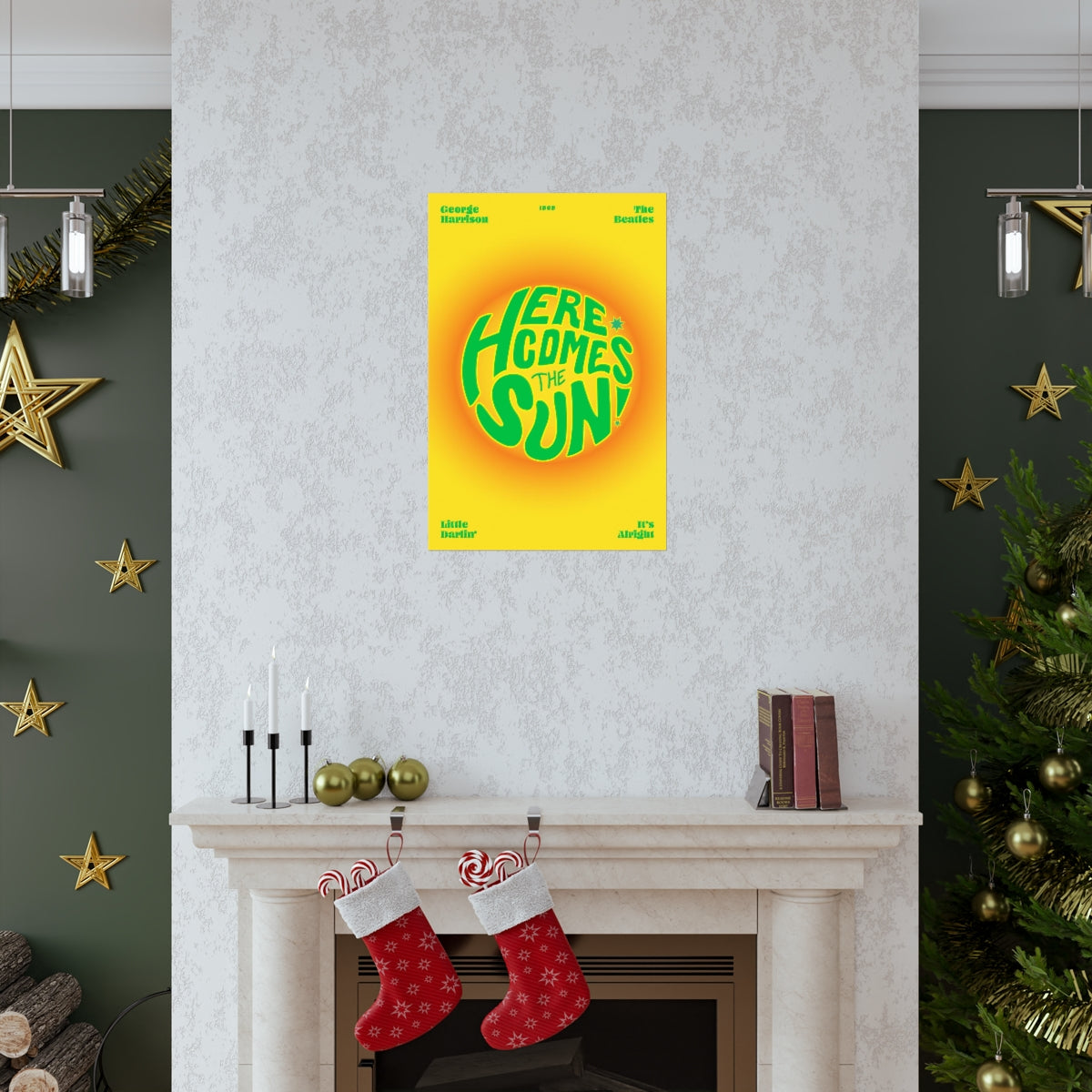 Here Comes The Sun Wall Art Print