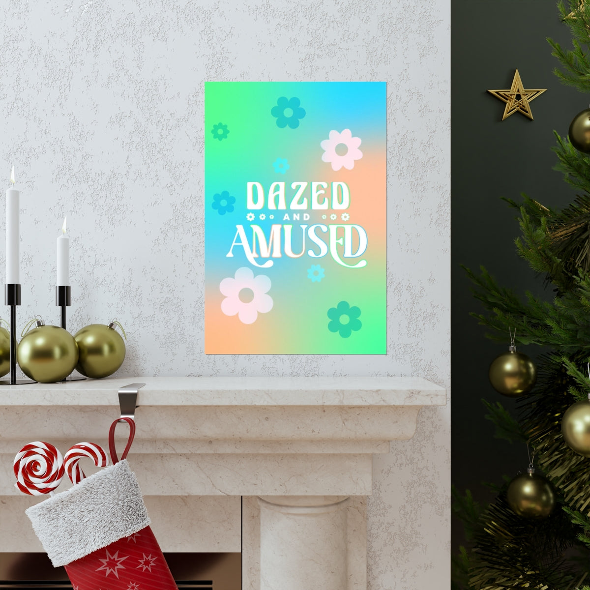 Dazed & Amused Wall Art Print