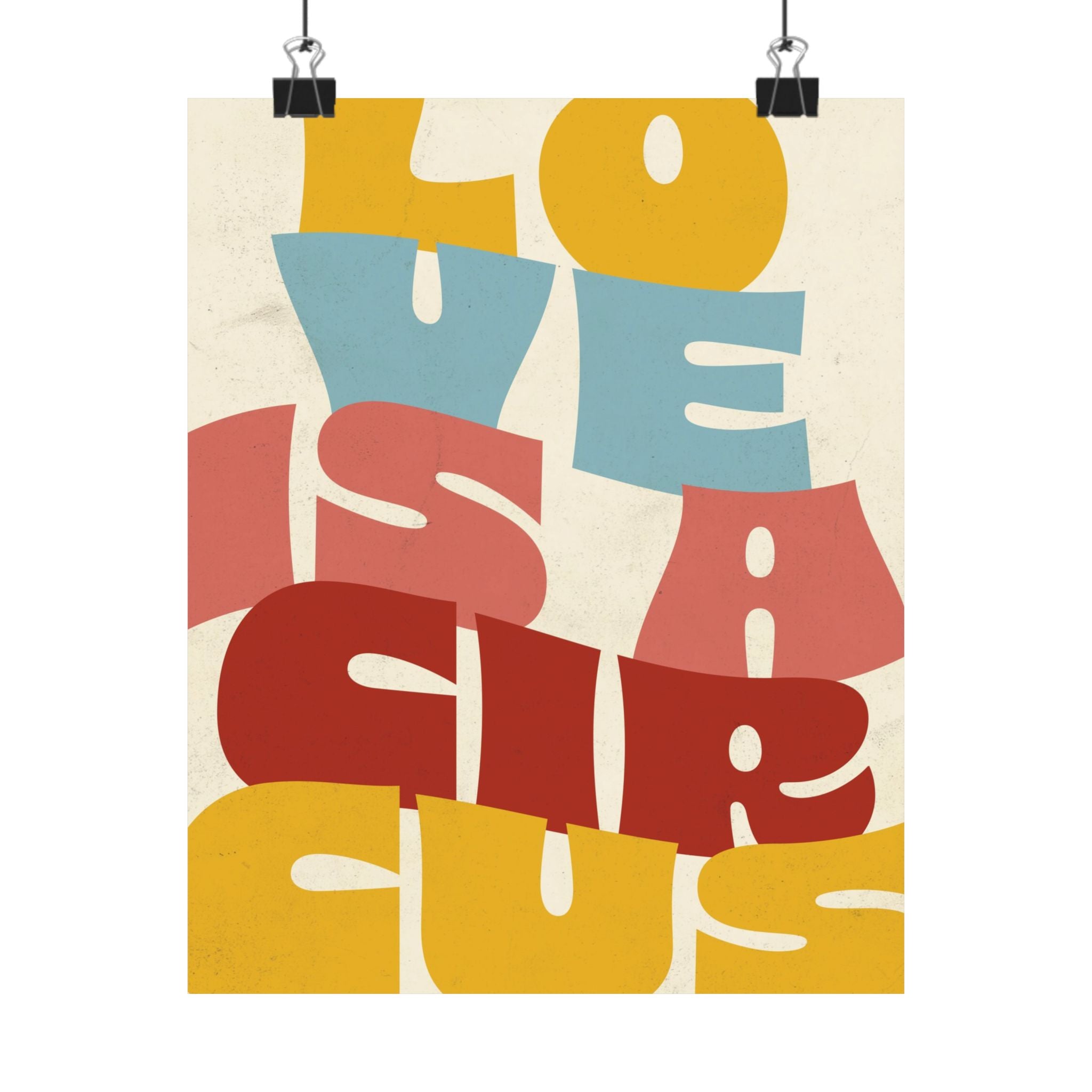 Love is a Circus Maximal Type Poster