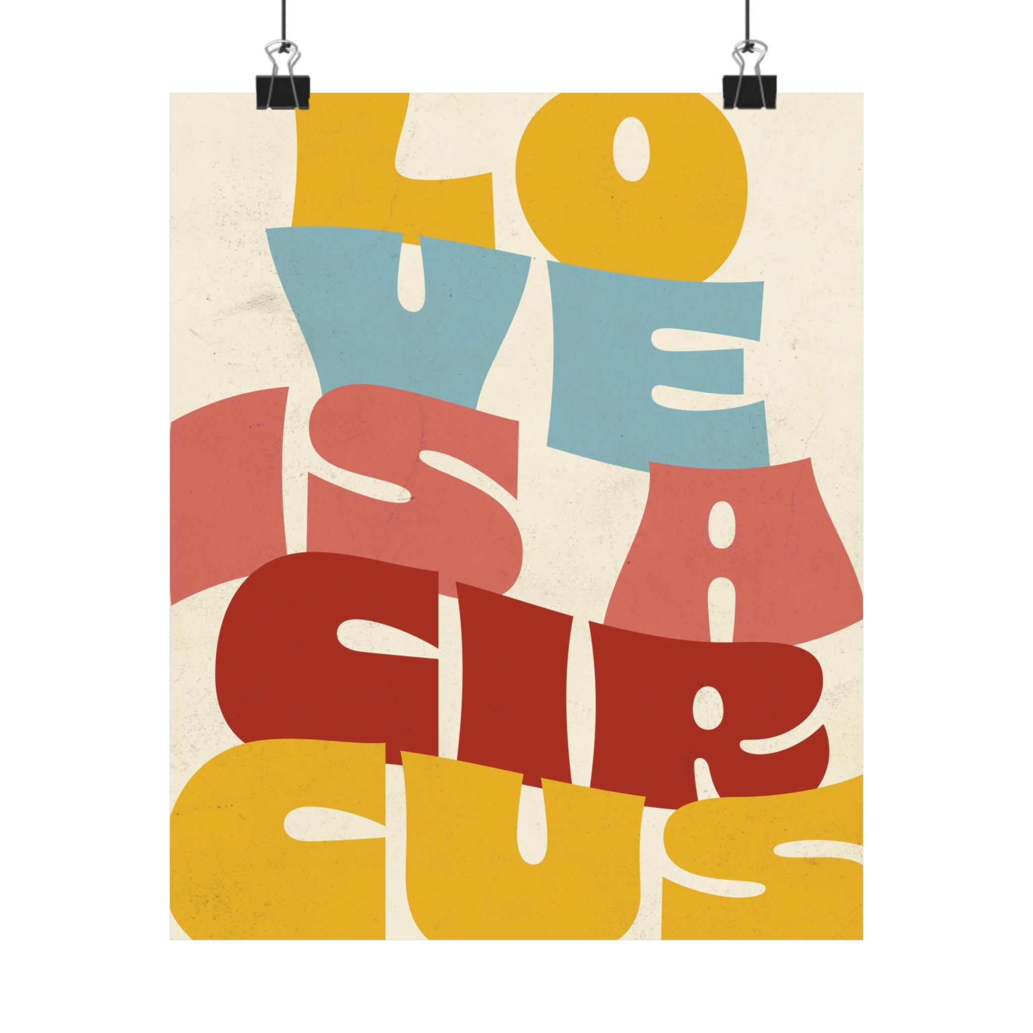 Love is a Circus Maximal Type Poster