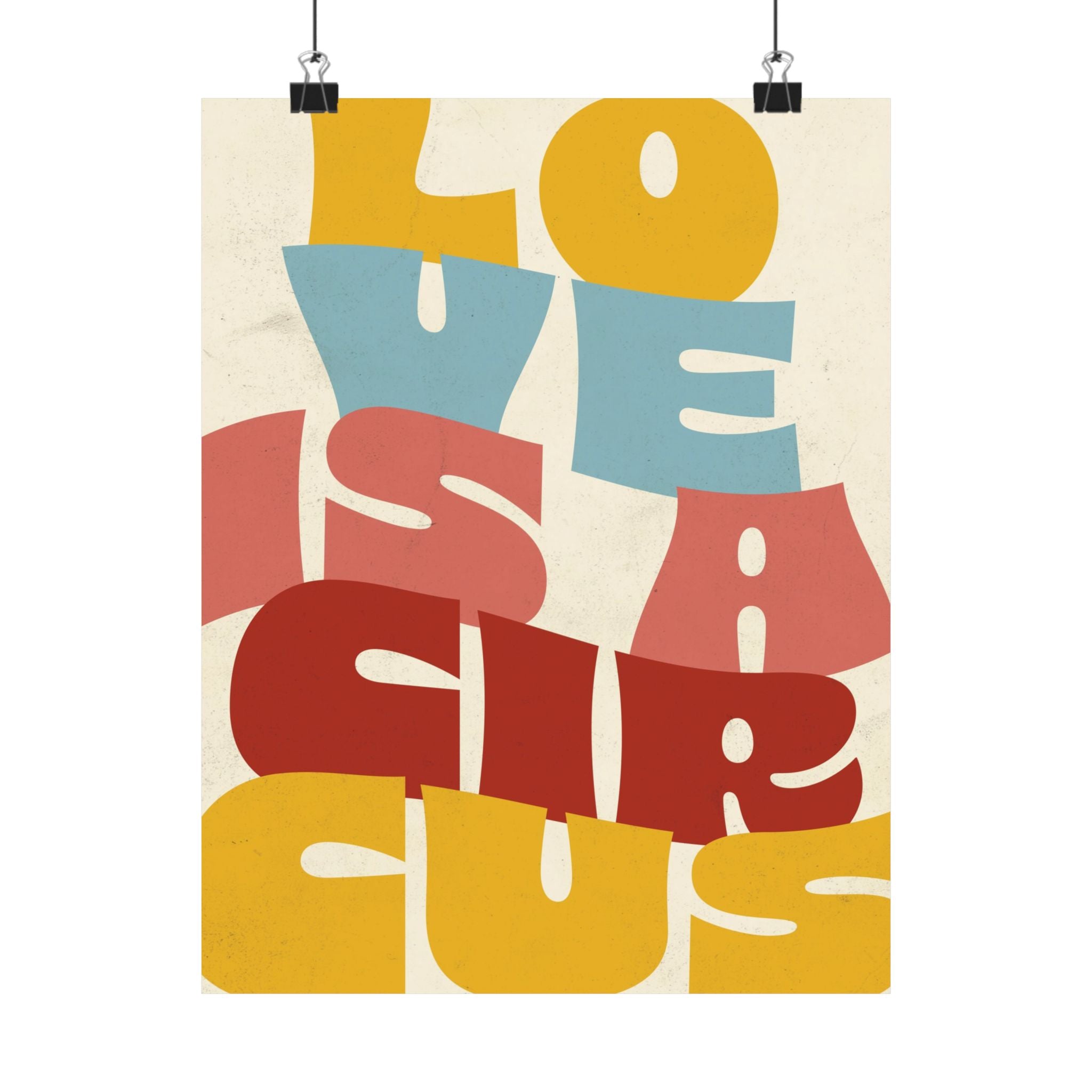 Love is a Circus Maximal Type Poster