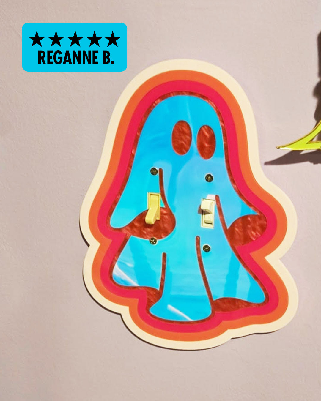 MindFlowers: Ghost Light Switch Cover