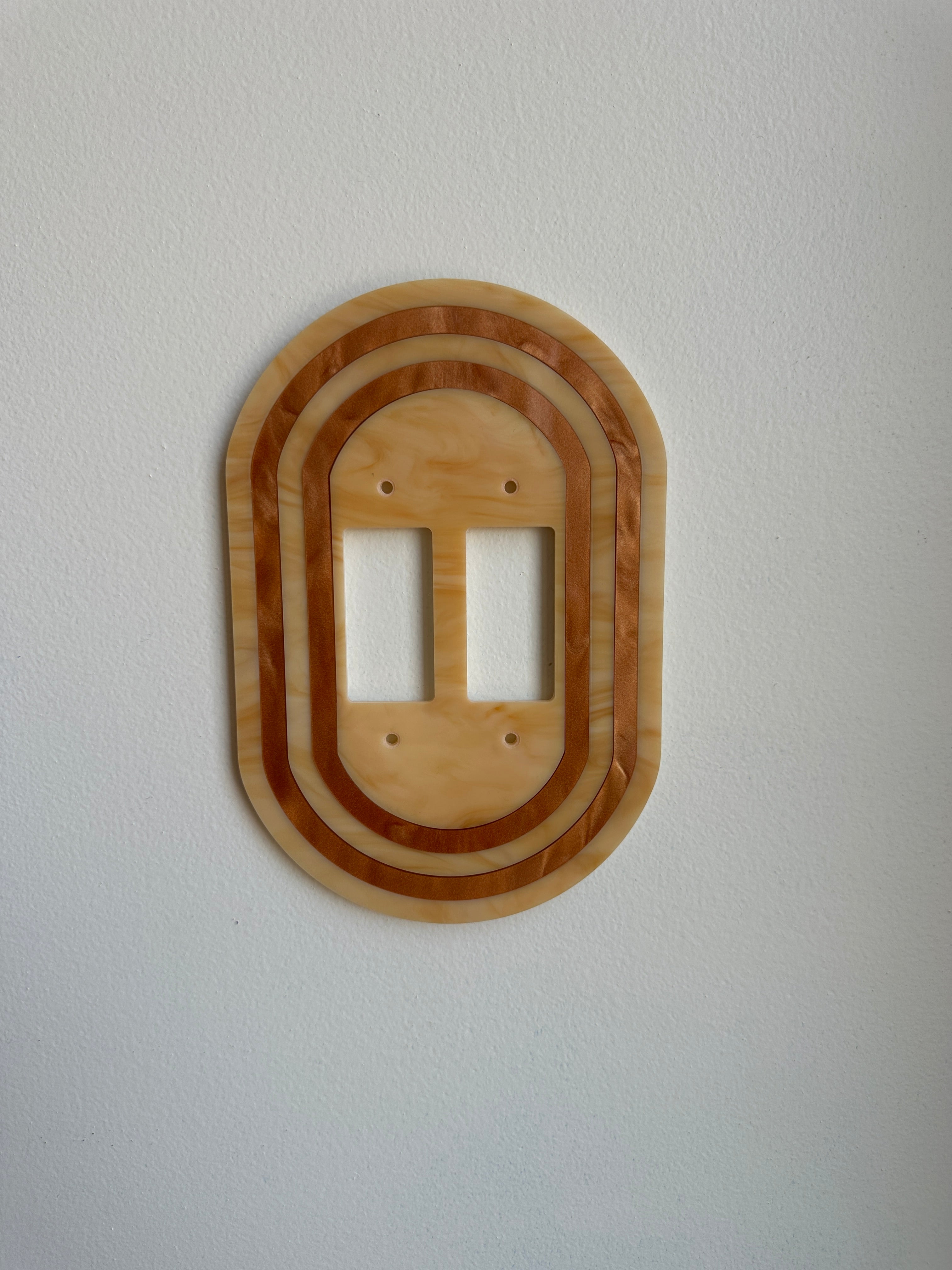 Acoustic Wave Layered Portal Light Switch Sample Sale