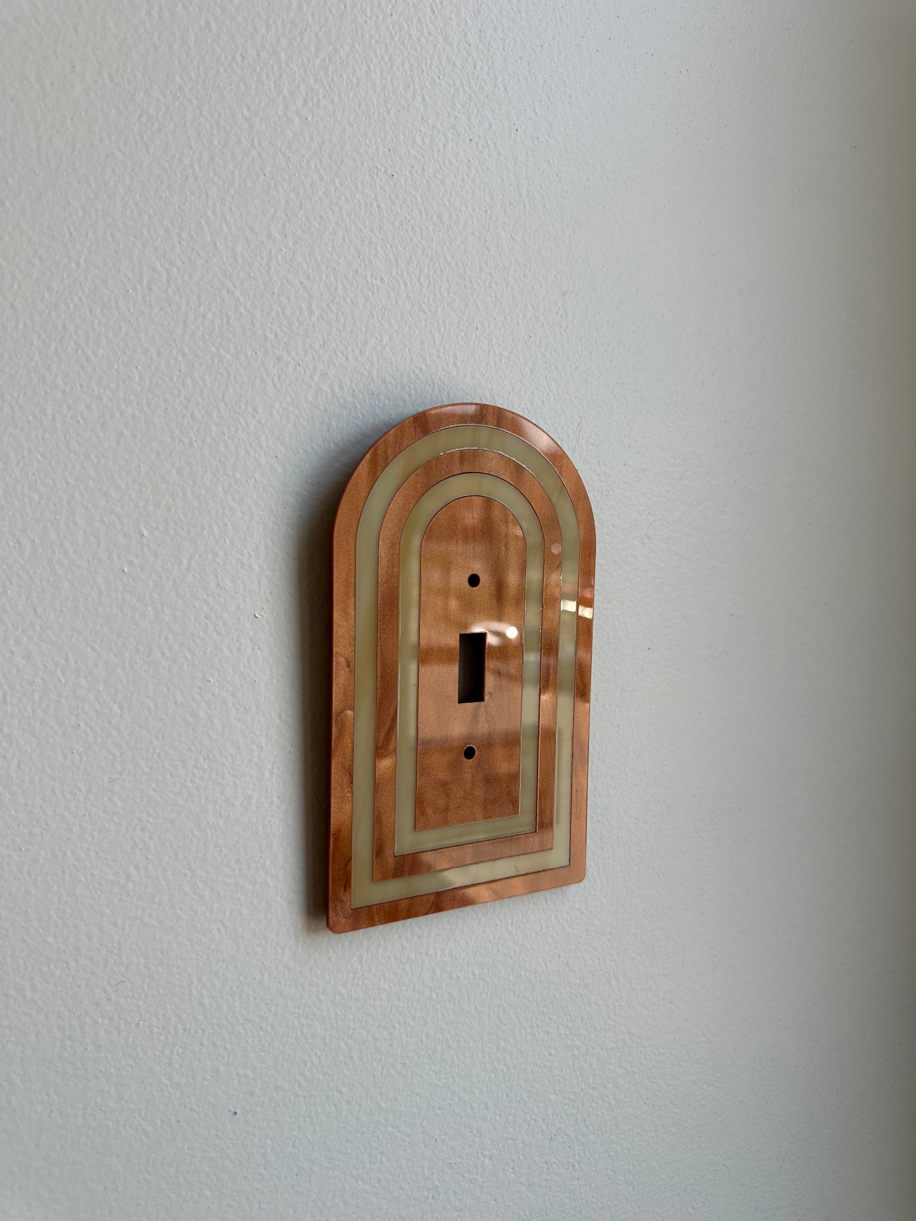 Acoustic Wave Layered Archway Light Switch Sample Sale