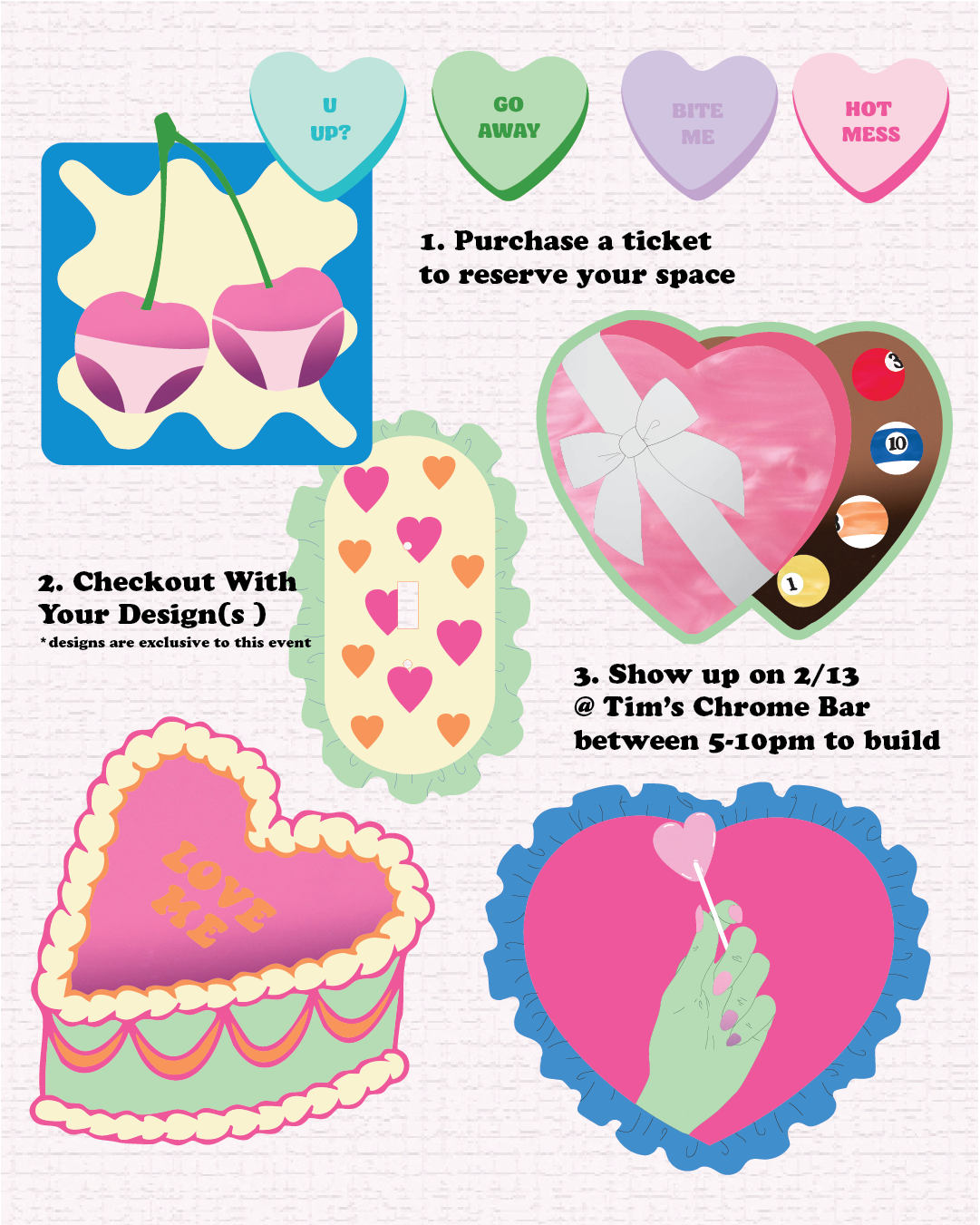 Create Your Space: Valentines Event Ticket