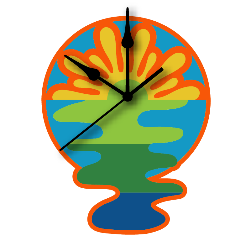 Sunset Wall Clock