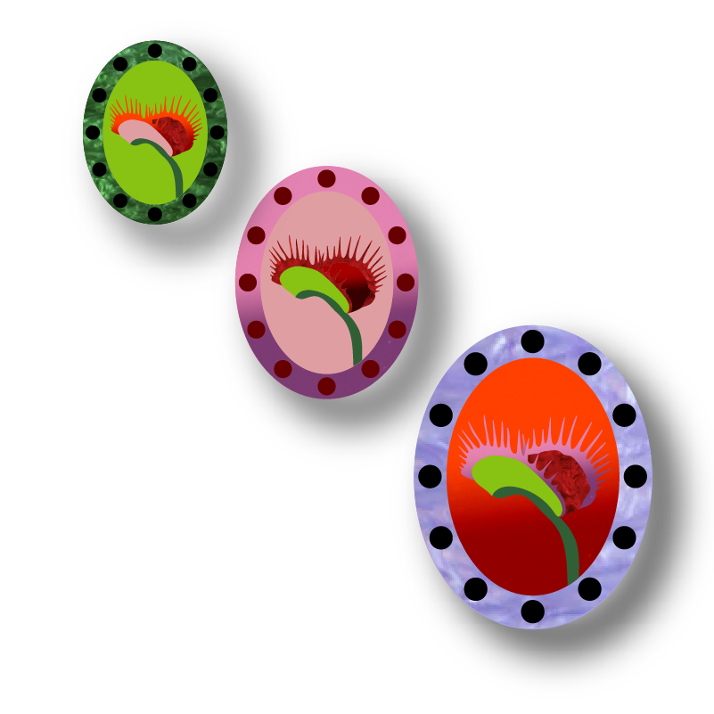 Audrey II Wall Art and Mirror