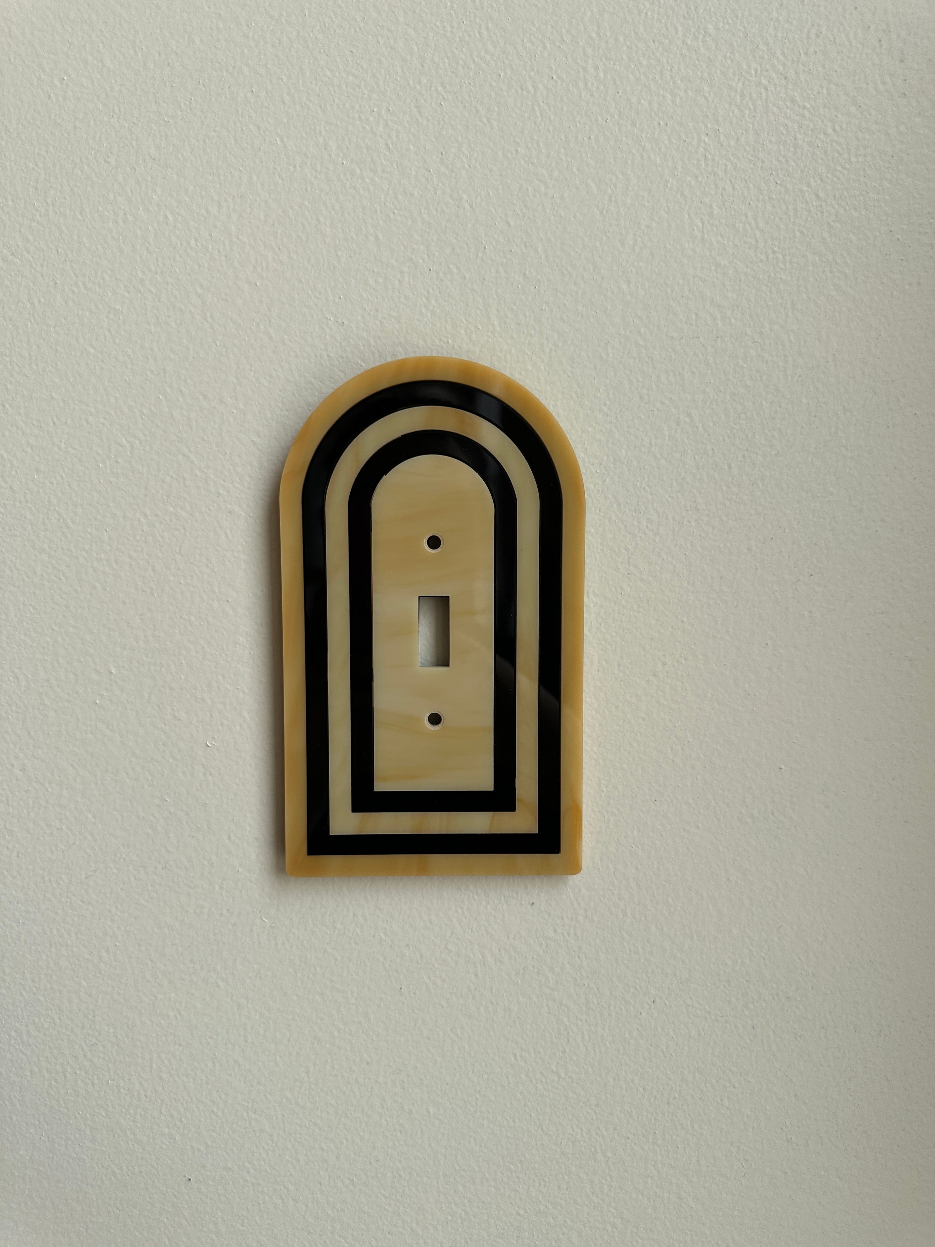 Brown & Black Layered Archway Light Switch Sample Sale