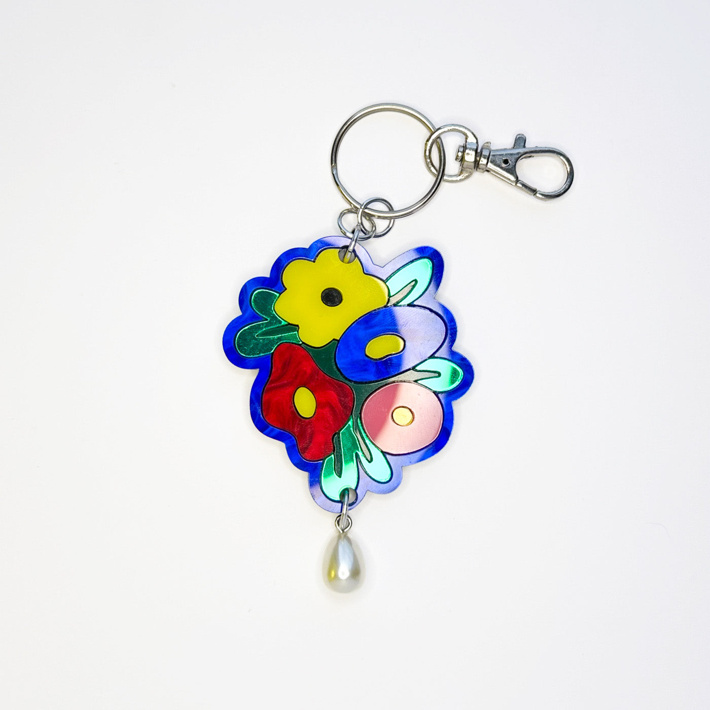 Flower Bouquet Bag Charm