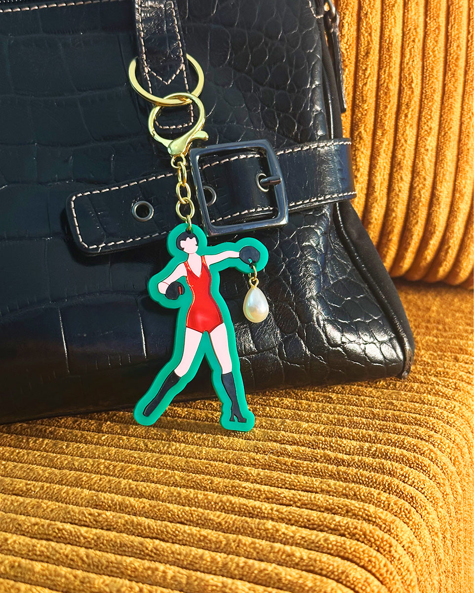 Boxing Lady 1 Bag Charm
