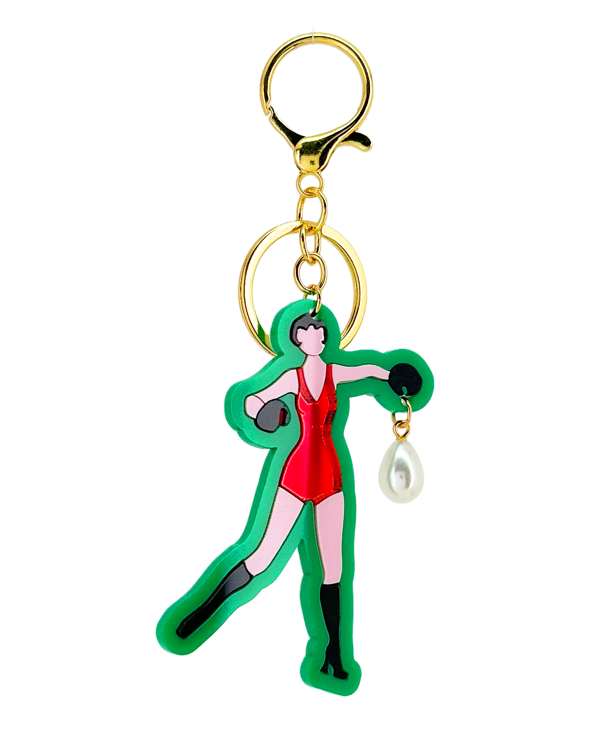 Boxing Lady 1 Bag Charm