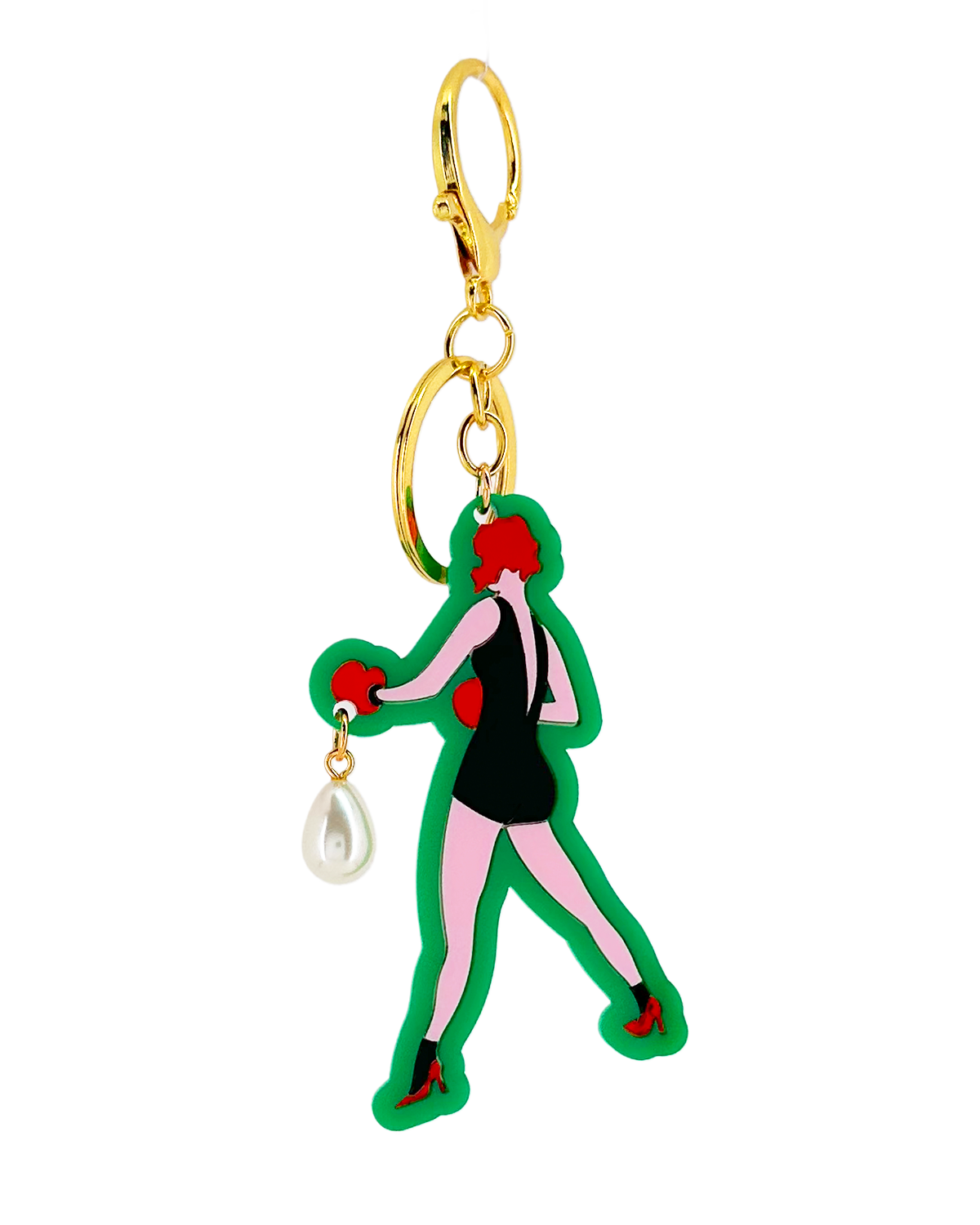 Boxing Lady 2 Bag Charm